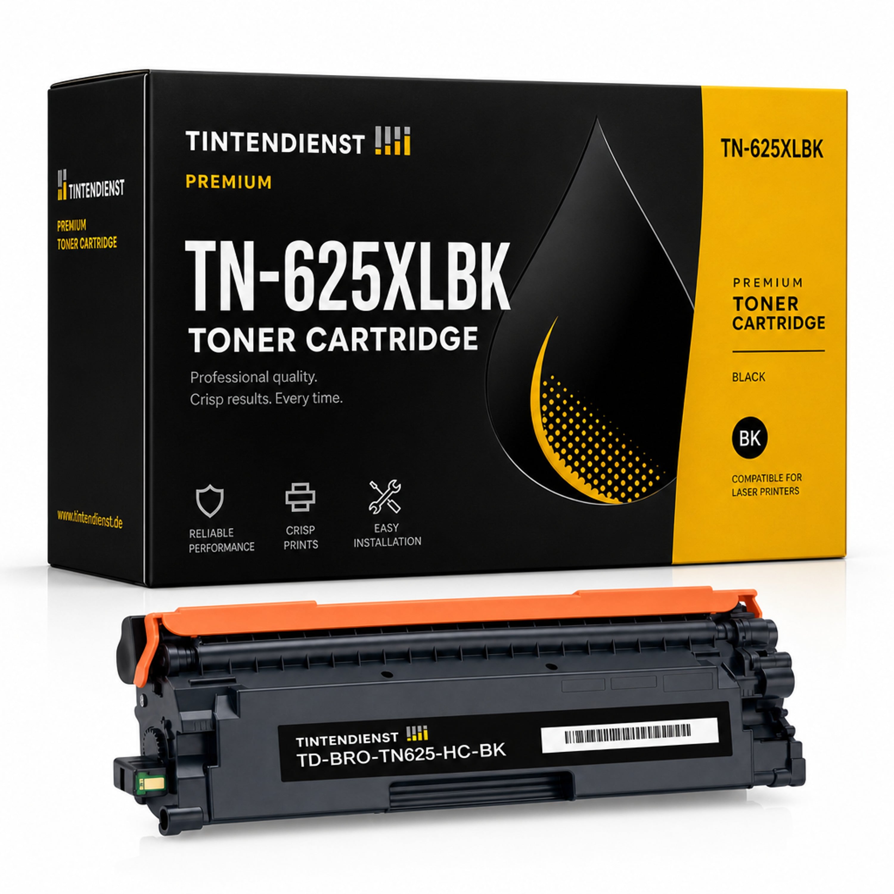 Toner kompatibel zu Brother TN-625XLBK, schwarz