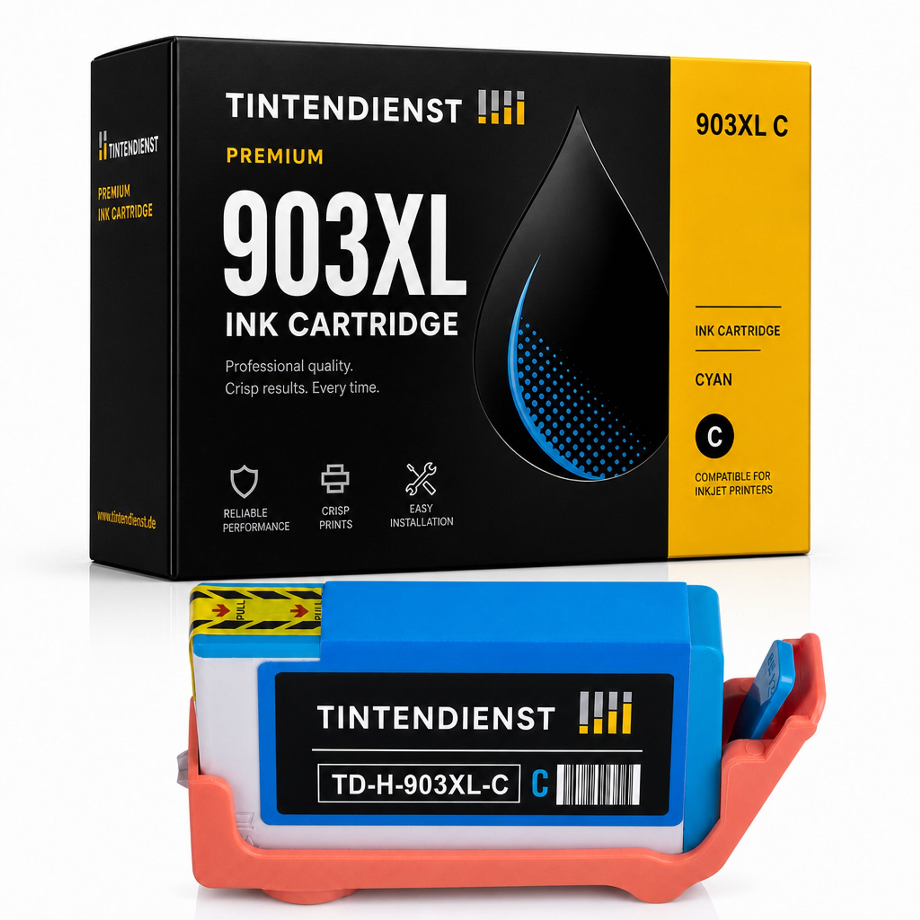 Druckerpatrone kompatibel zu HP 903XL, cyan