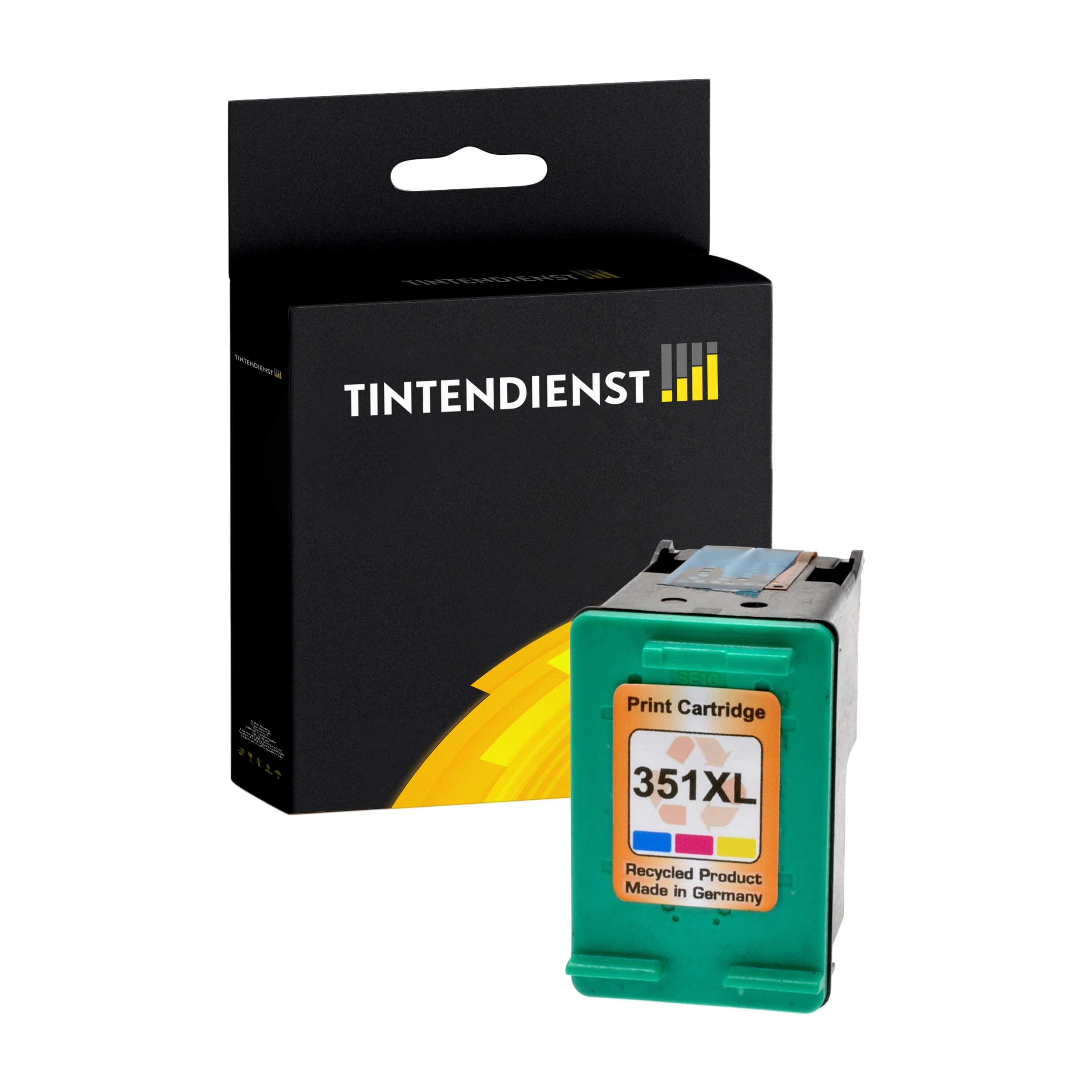 HP 351XL Druckerpatrone (CB338EE) mehrfarbig XL – Tintendienst kompatibel