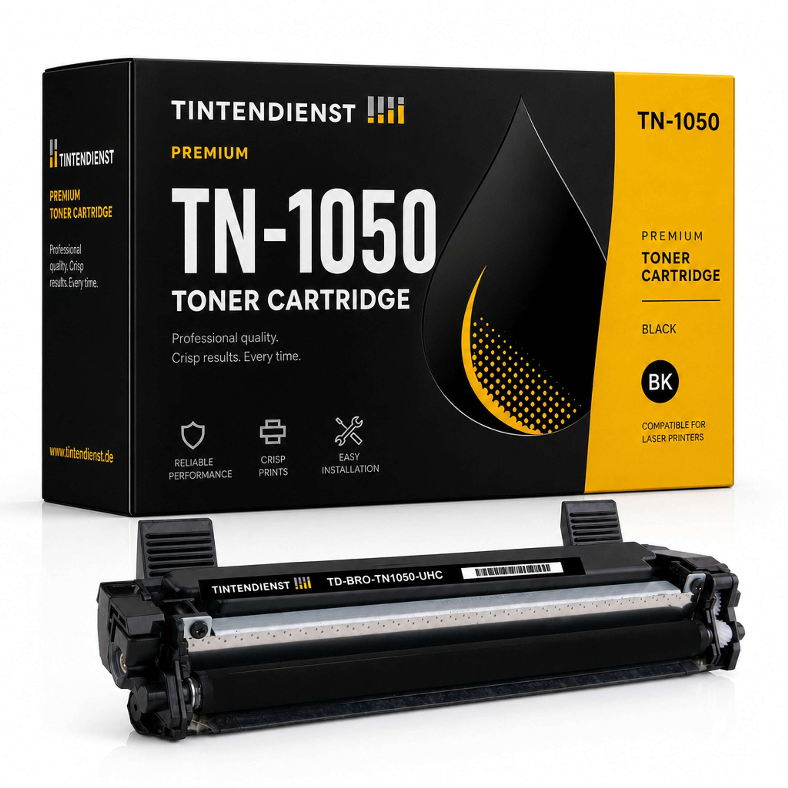 Toner kompatibel zu Brother TN-1050 XXL, schwarz