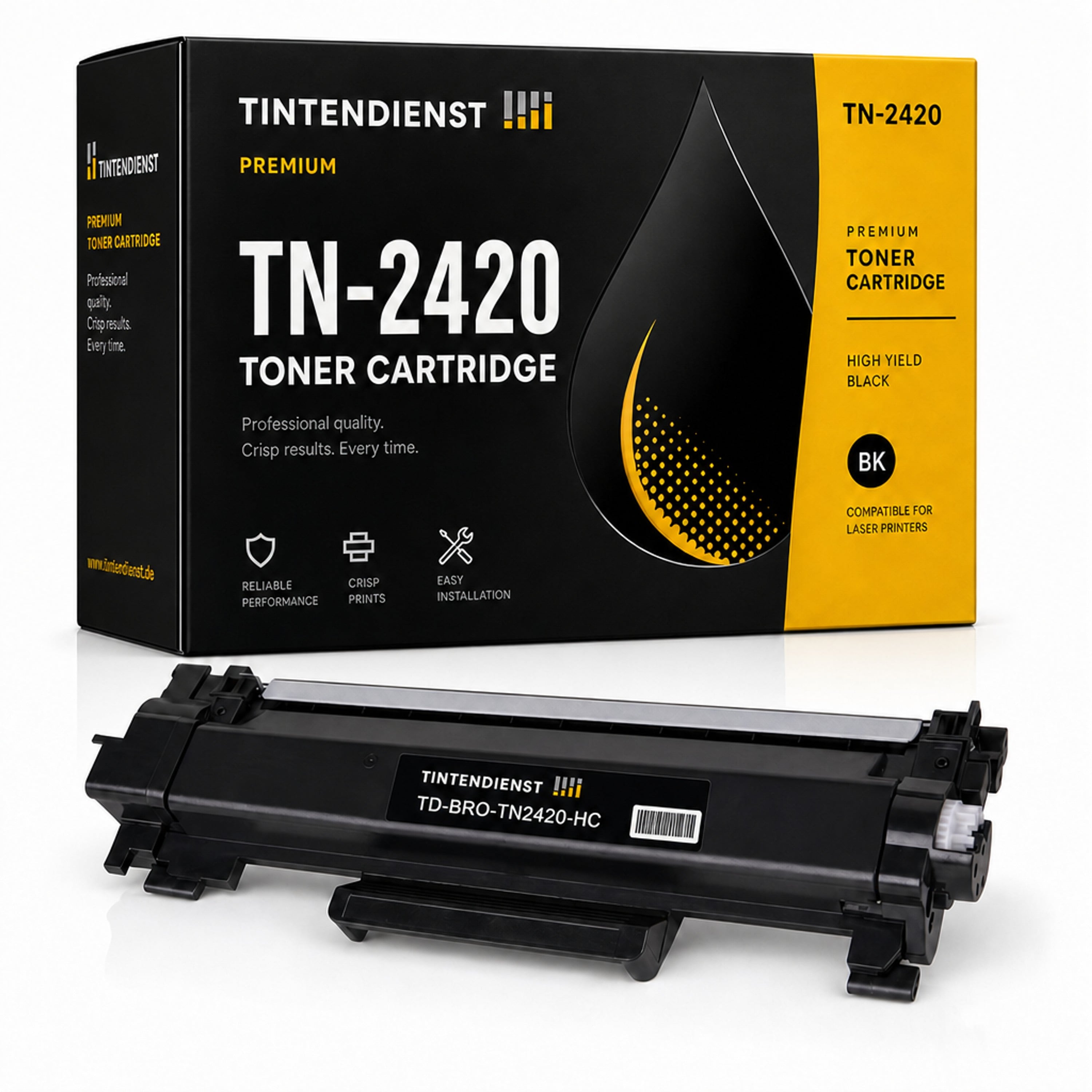 Toner kompatibel zu Brother TN-2420, schwarz