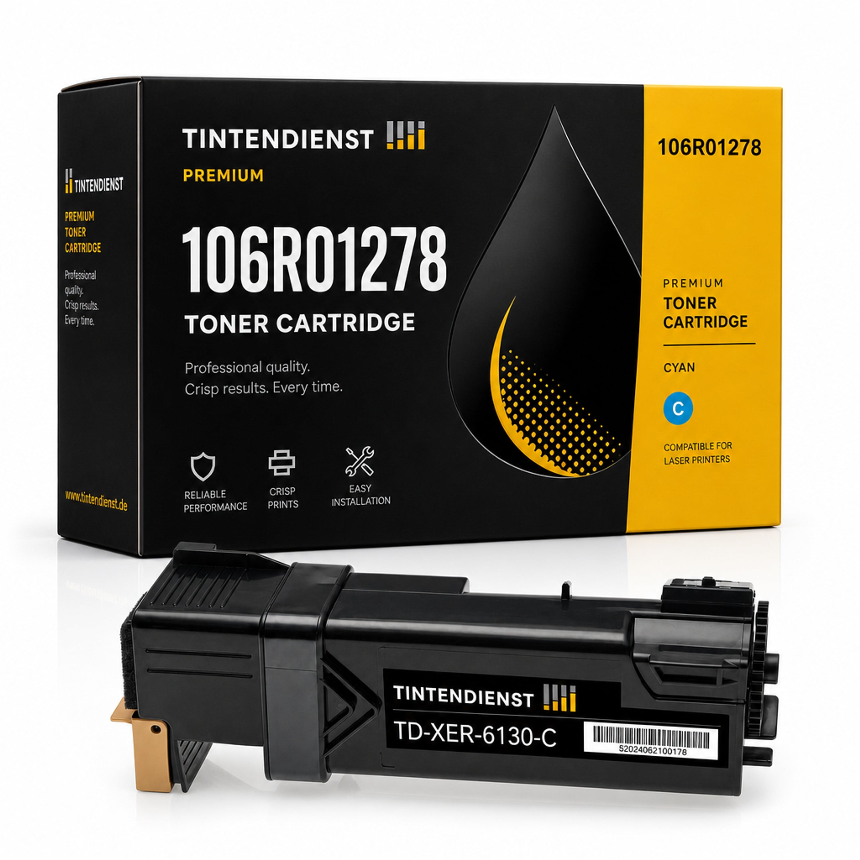 Toner kompatibel zu Xerox 106R01278, cyan