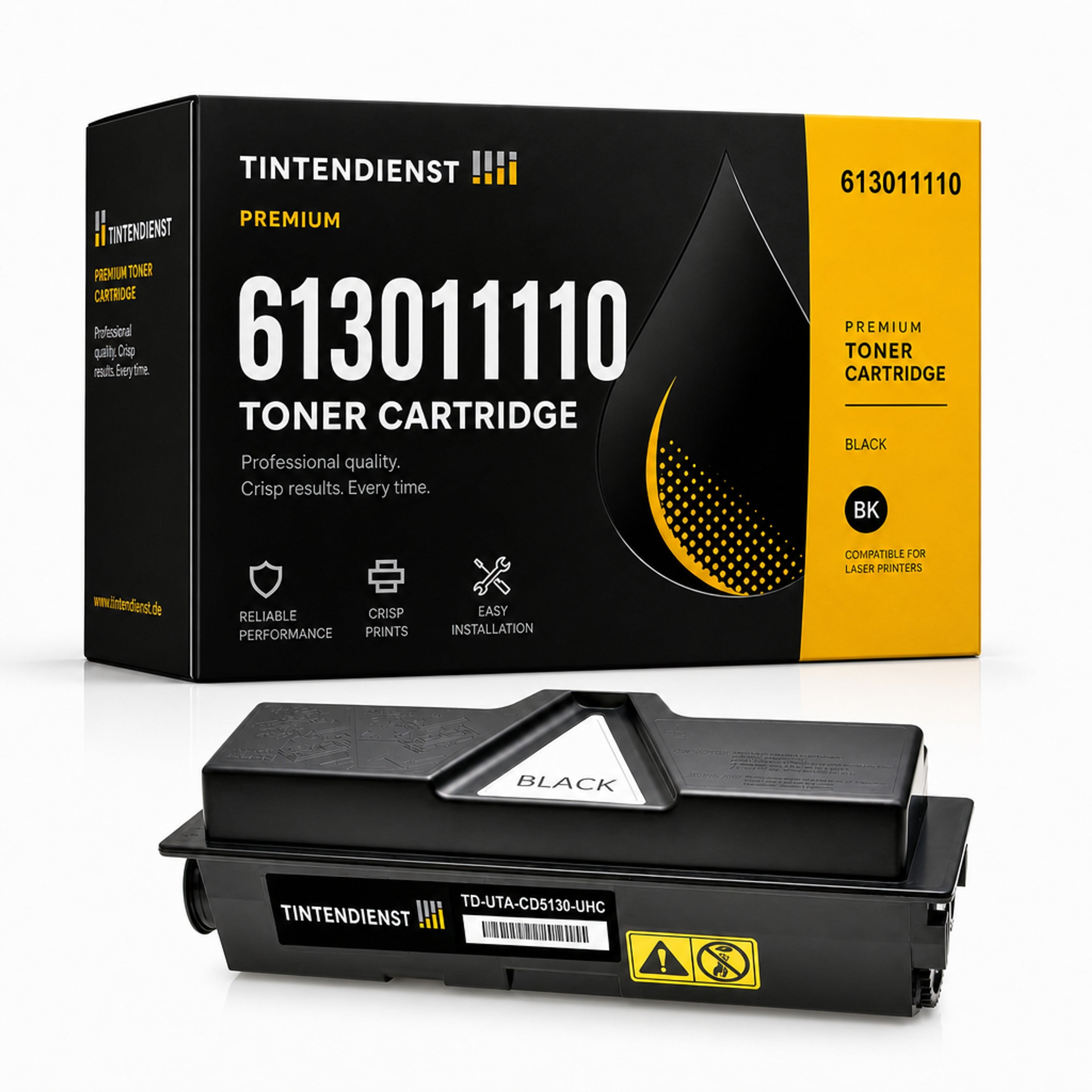 Toner kompatibel zu Utax 613011110, schwarz