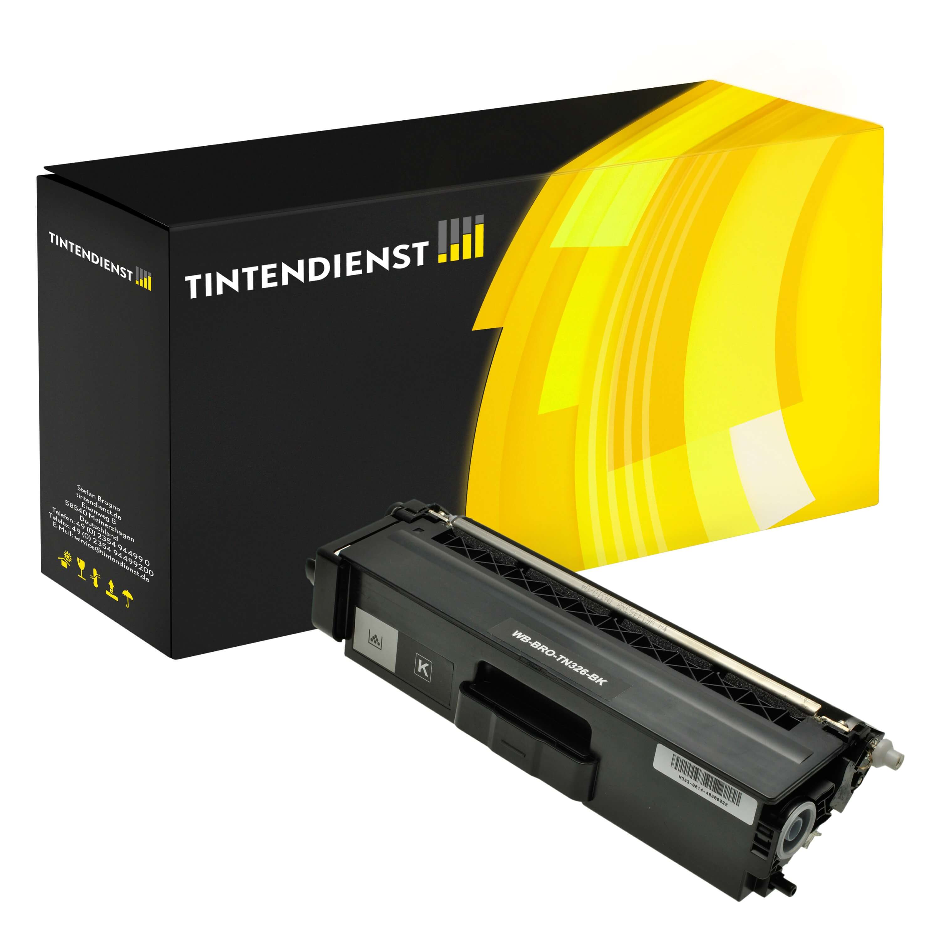 Toner kompatibel zu Brother TN-326BK, schwarz