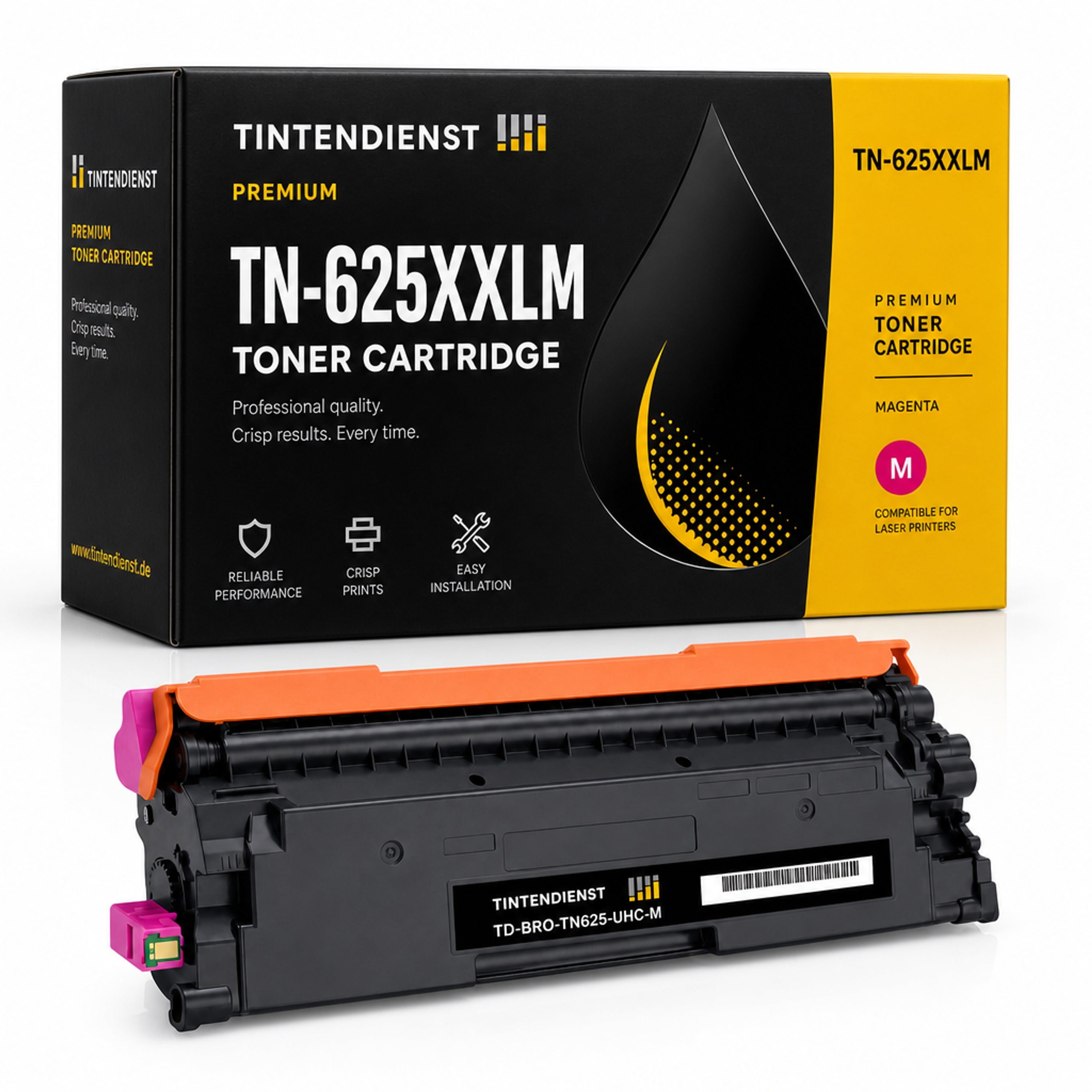 Toner kompatibel zu Brother TN-625XXLM, magenta