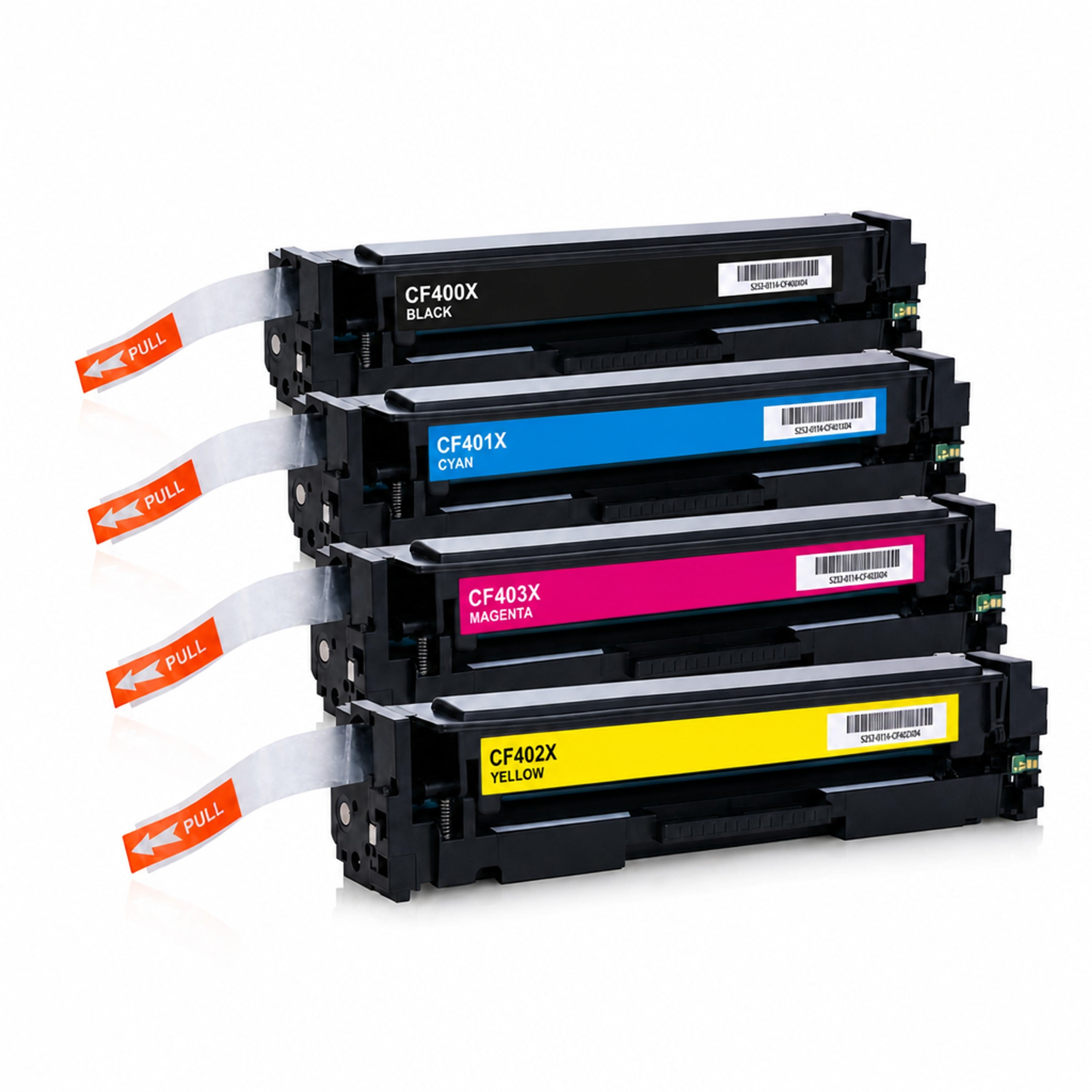 Multipack - Toner ersetzt HP CF400A, 4 Toner