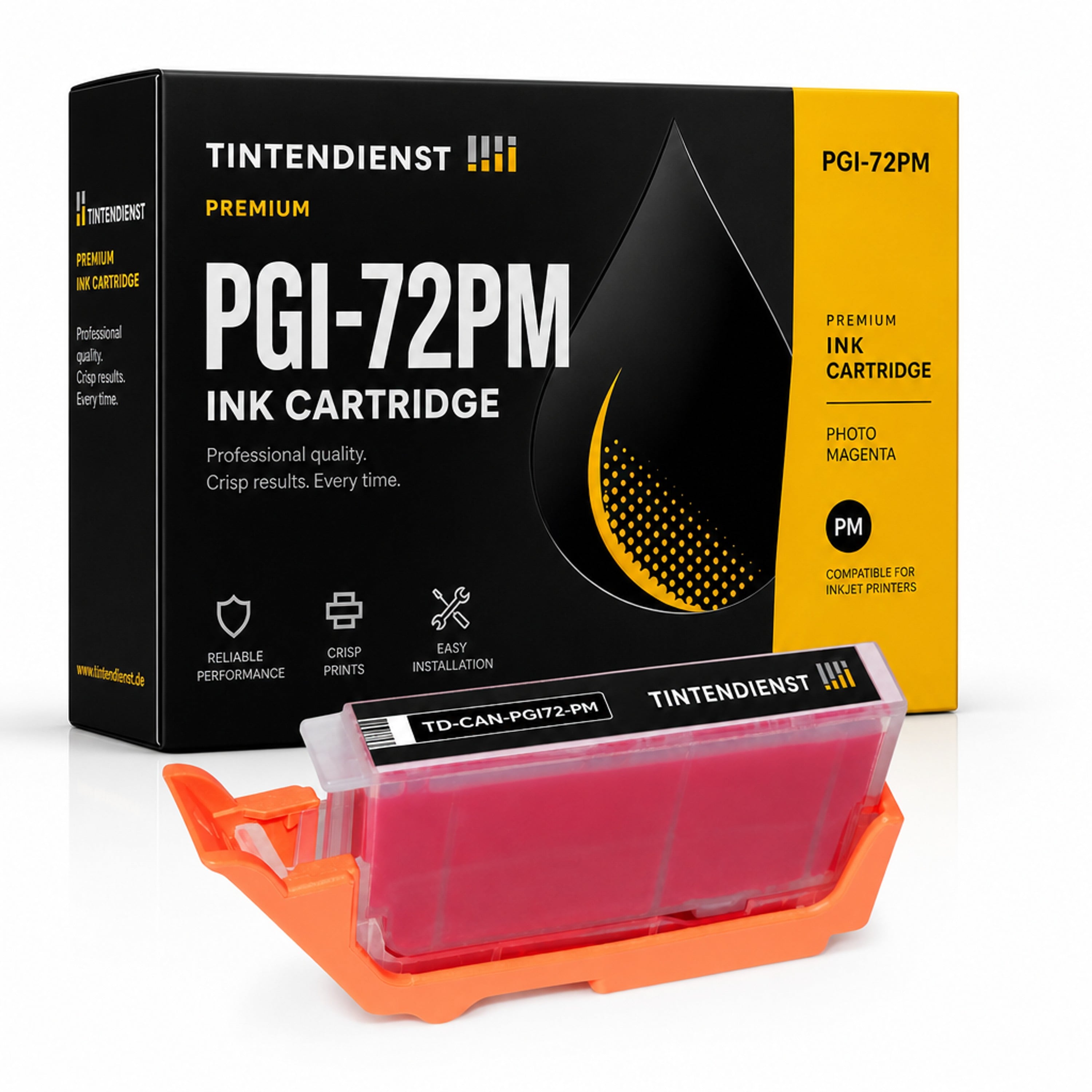 Druckerpatrone kompatibel zu Canon PGI-72PM, photo magenta
