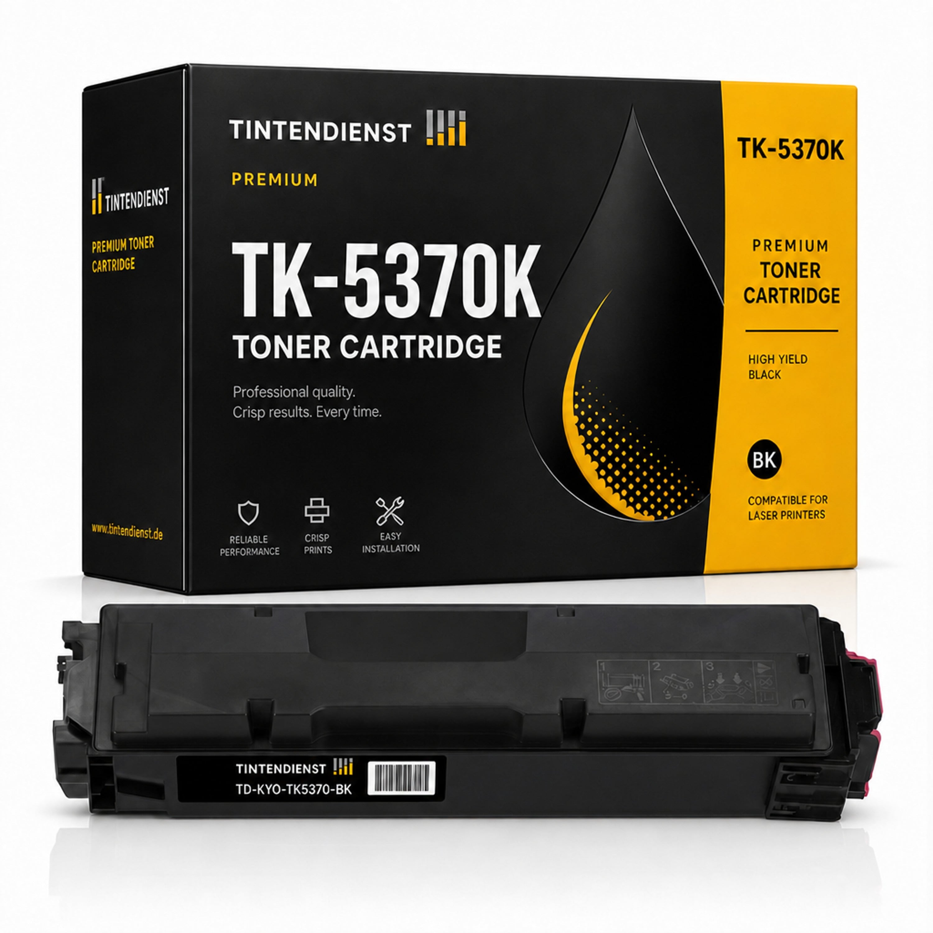 Toner kompatibel zu Kyocera TK-5370K, schwarz