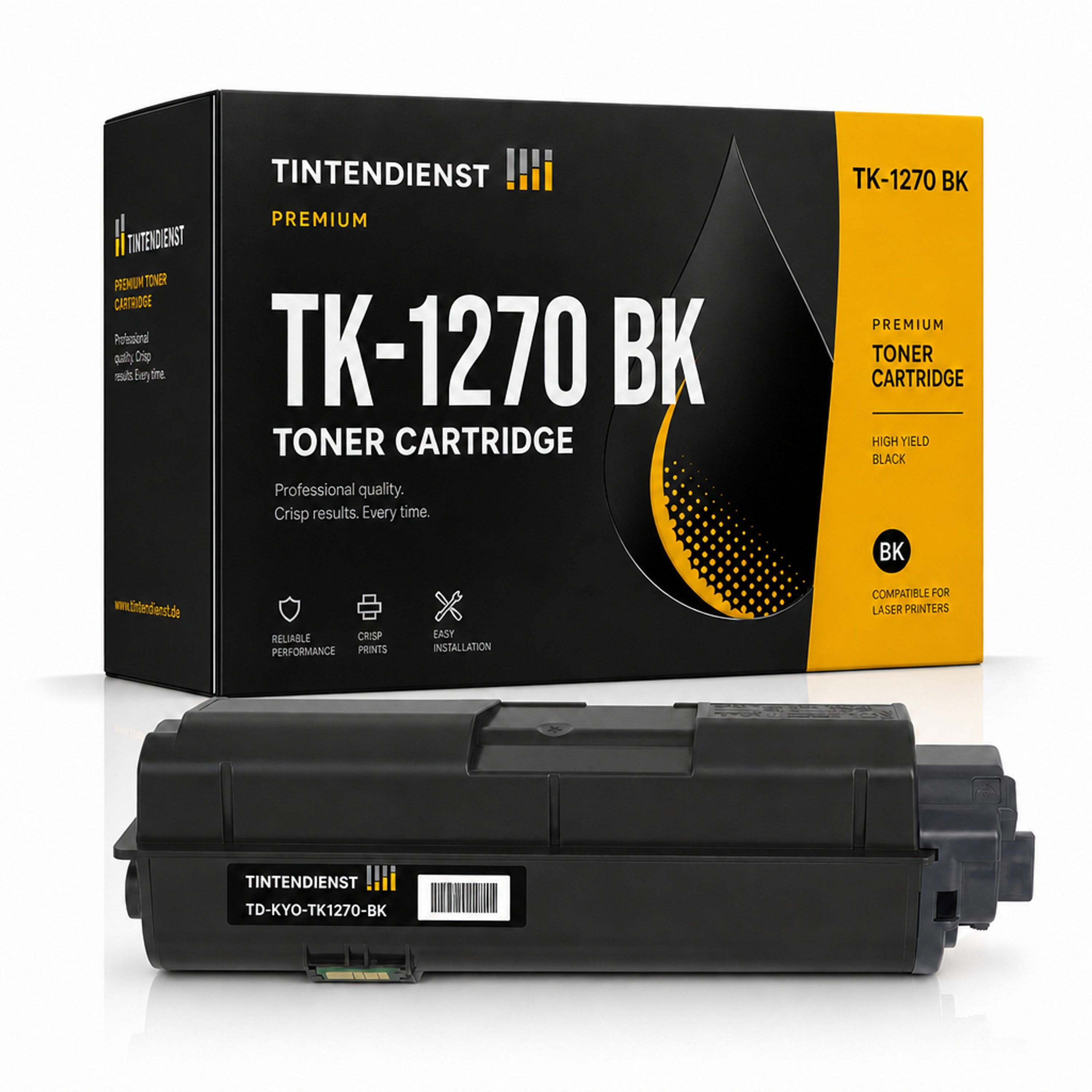 Toner kompatibel zu Kyocera TK-1270, schwarz