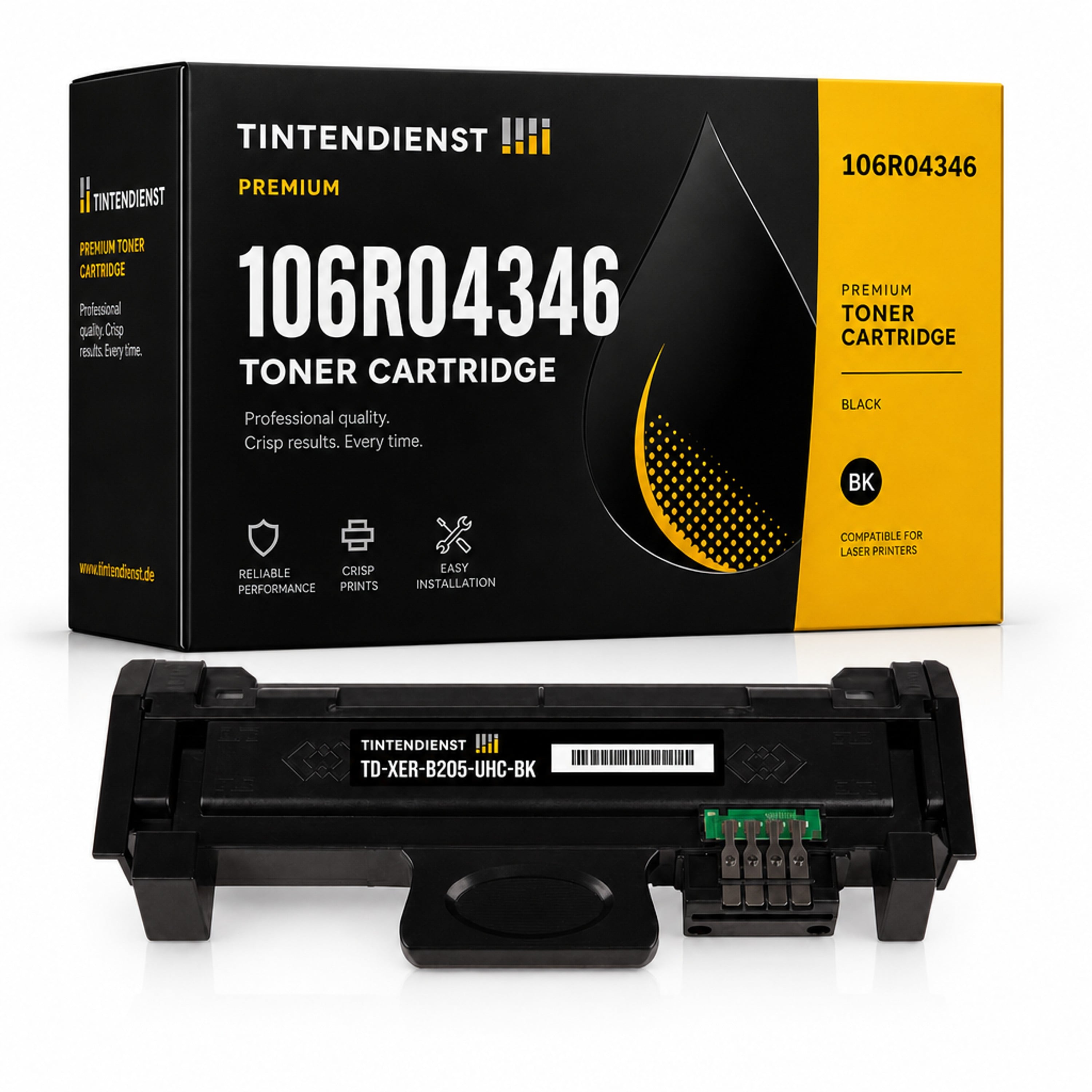Toner kompatibel zu Xerox 106R04346, schwarz