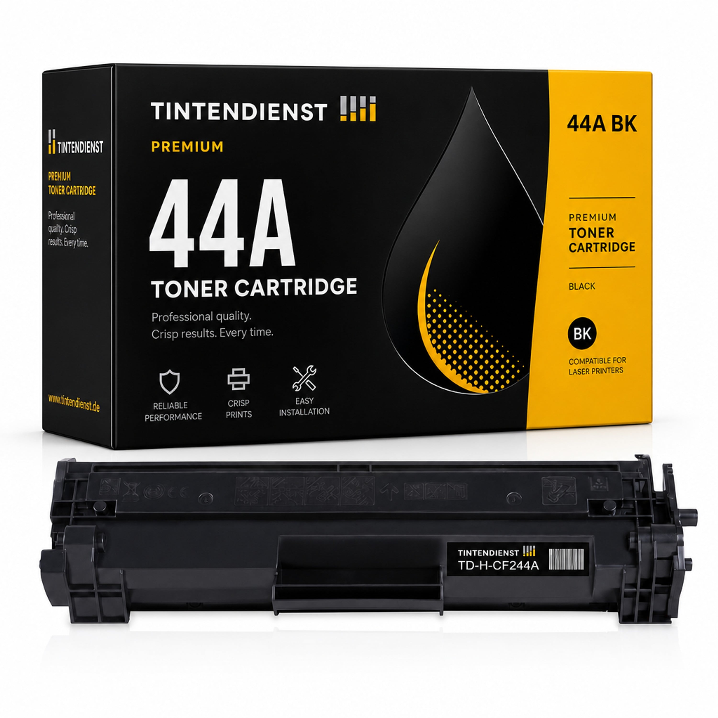 Toner kompatibel zu HP 44A, schwarz