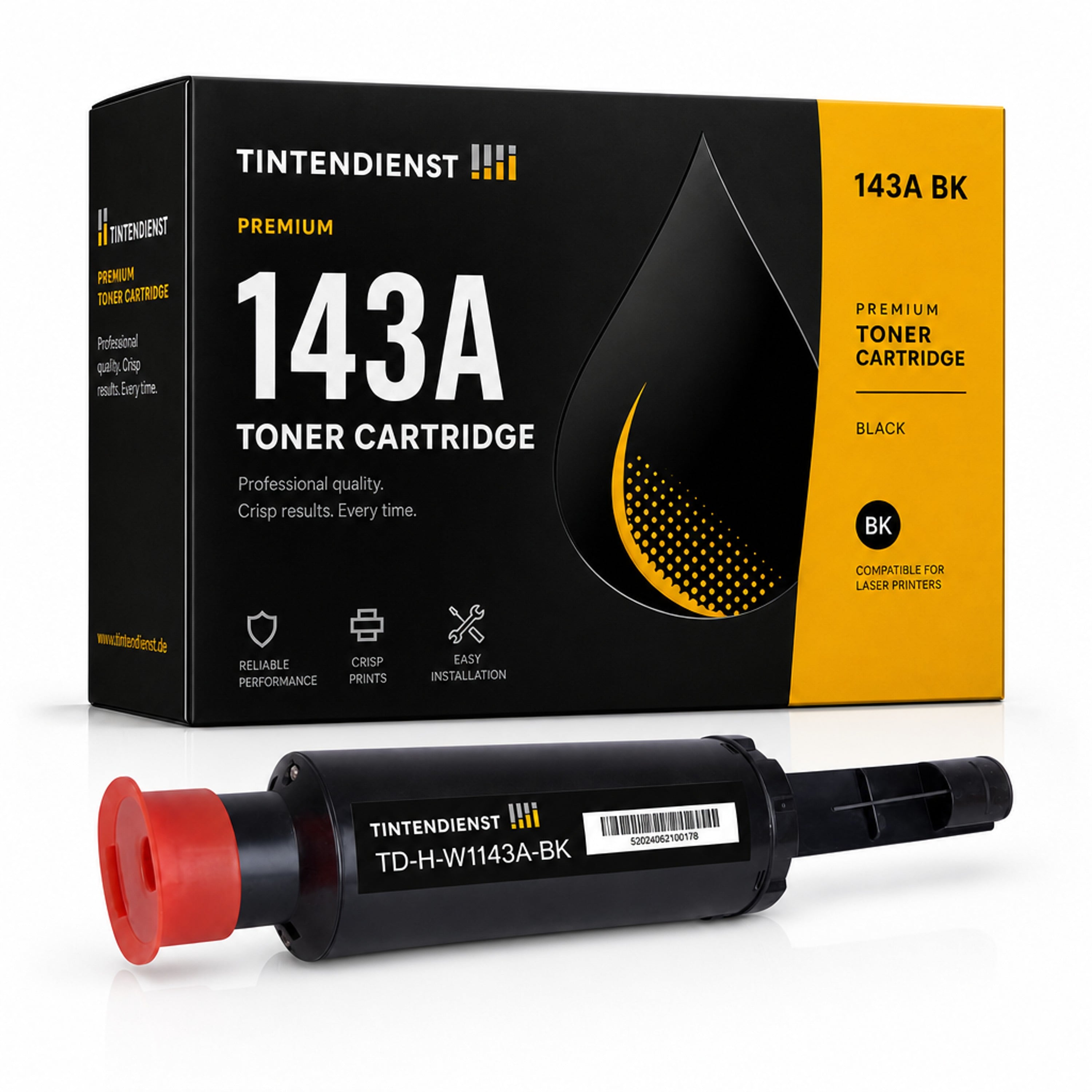 Toner kompatibel zu HP 143A, schwarz