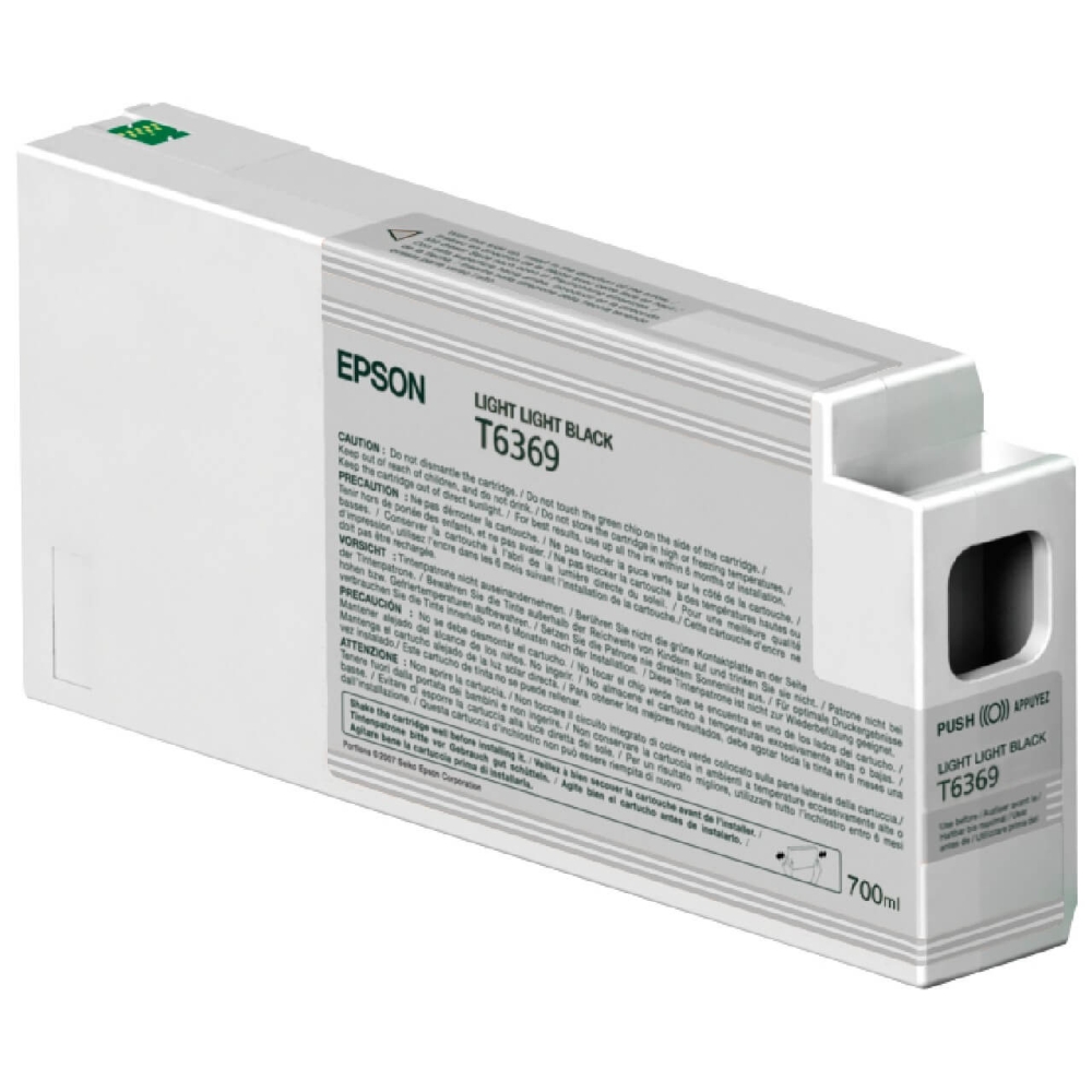 Original Epson Tintenpatrone C13T636900 / T6369 Schwarz Hell Hell