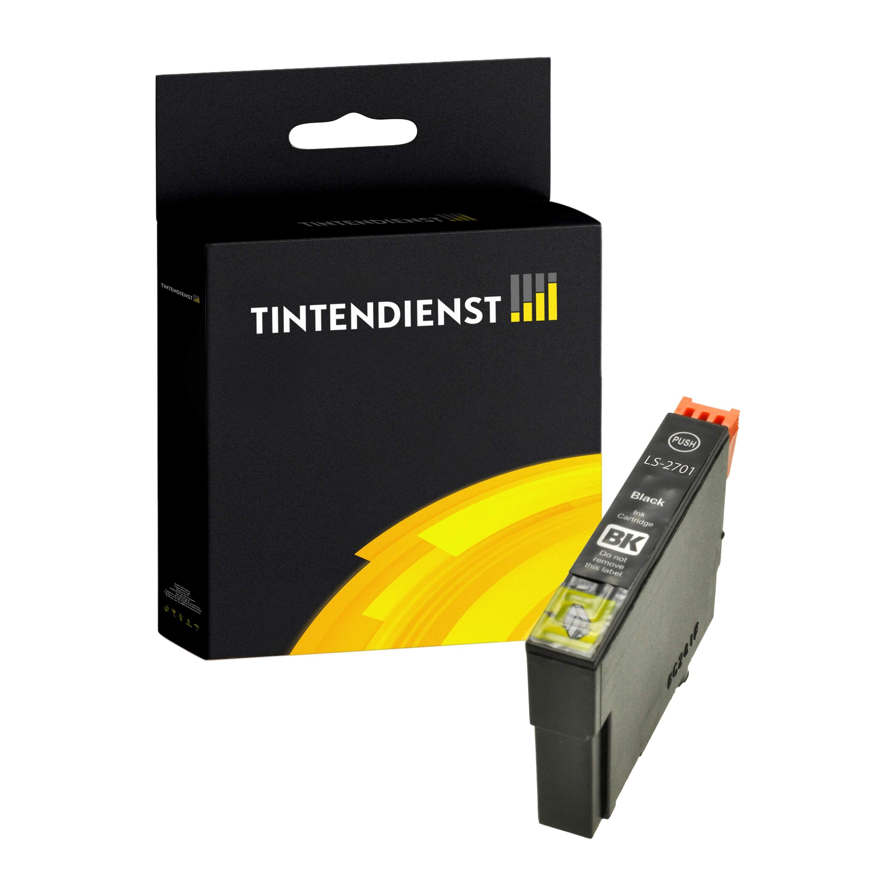 Tintendienst kompatibel für Epson Tintenpatrone C13T27014010 / 27 Schwarz