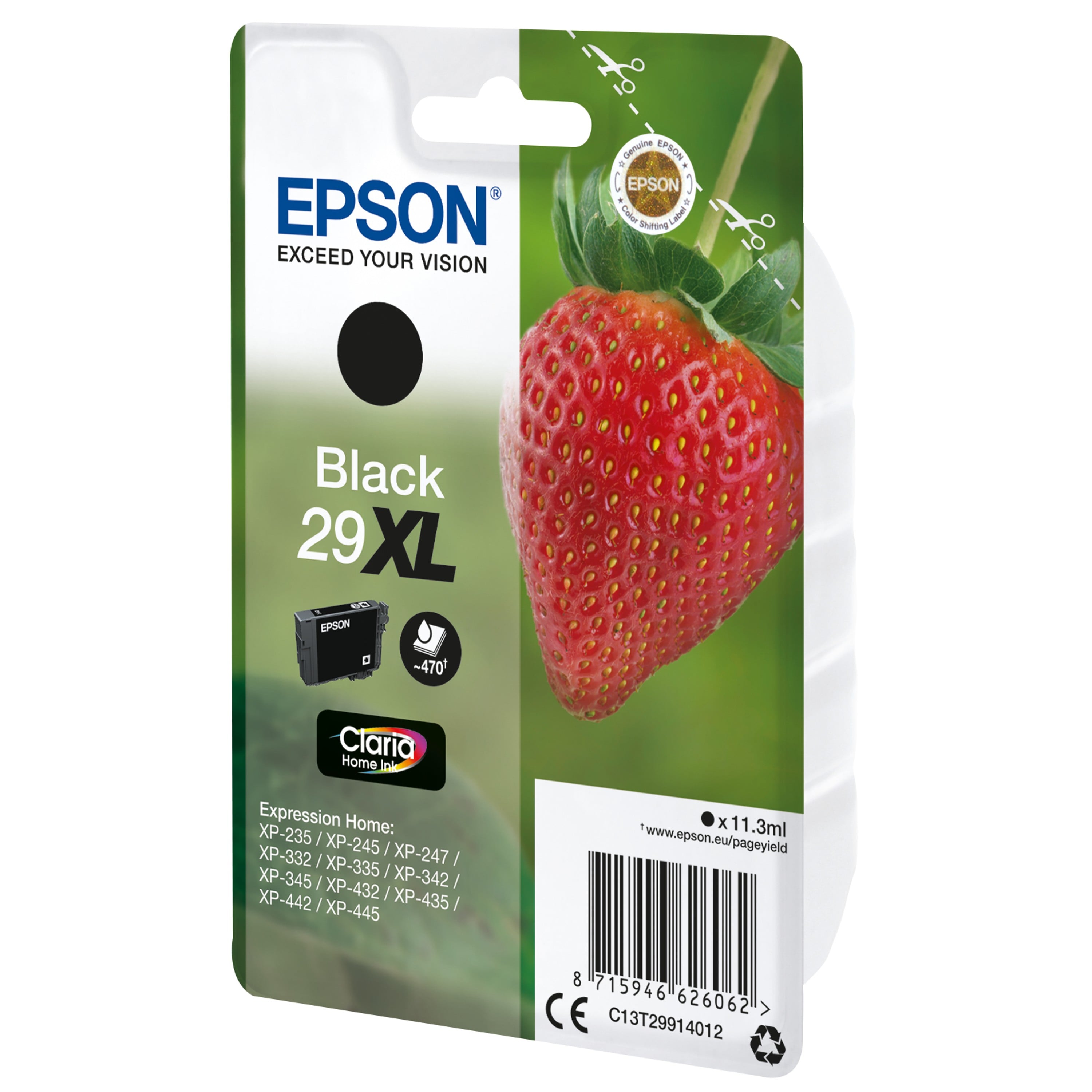 Original Epson 29XL Druckerpatrone, schwarz