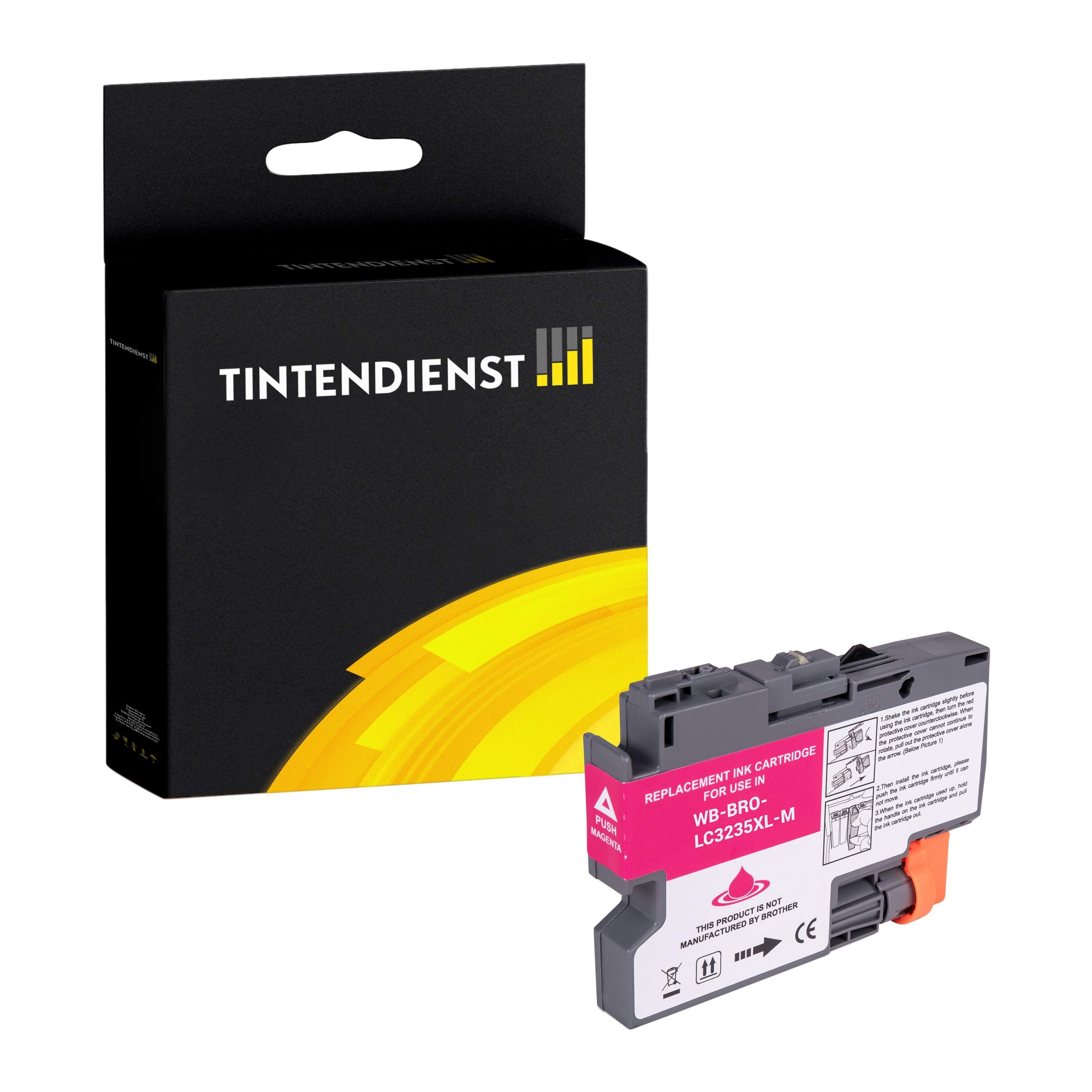 Tintendienst kompatibel für Brother Tintenpatrone LC-3235XLM Magenta