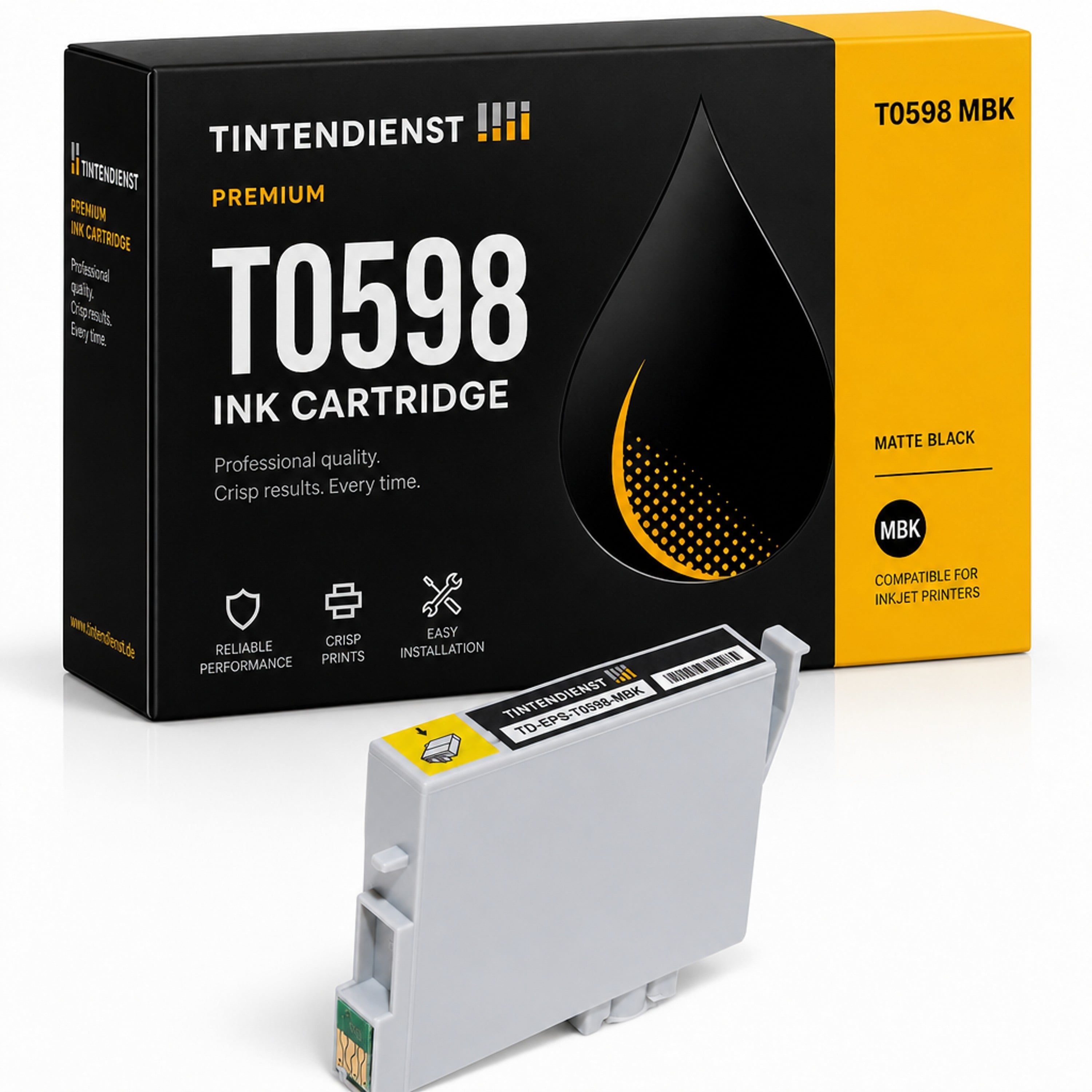 Epson T0598 Druckerpatrone (C13T05984010) schwarz – Tintendienst kompatibel
