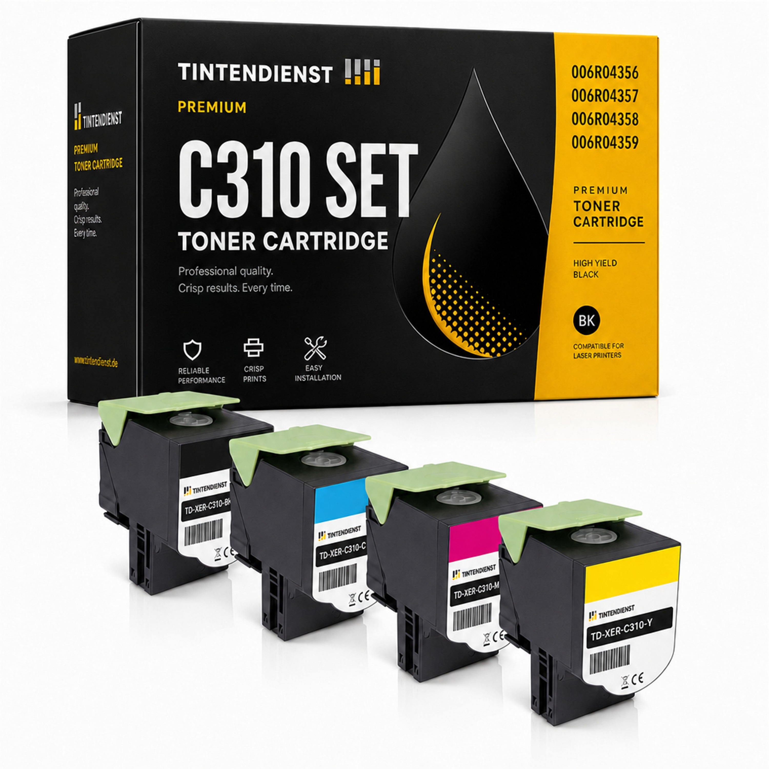 Set kompatibel zu Xerox 006R04356, 4 Toner