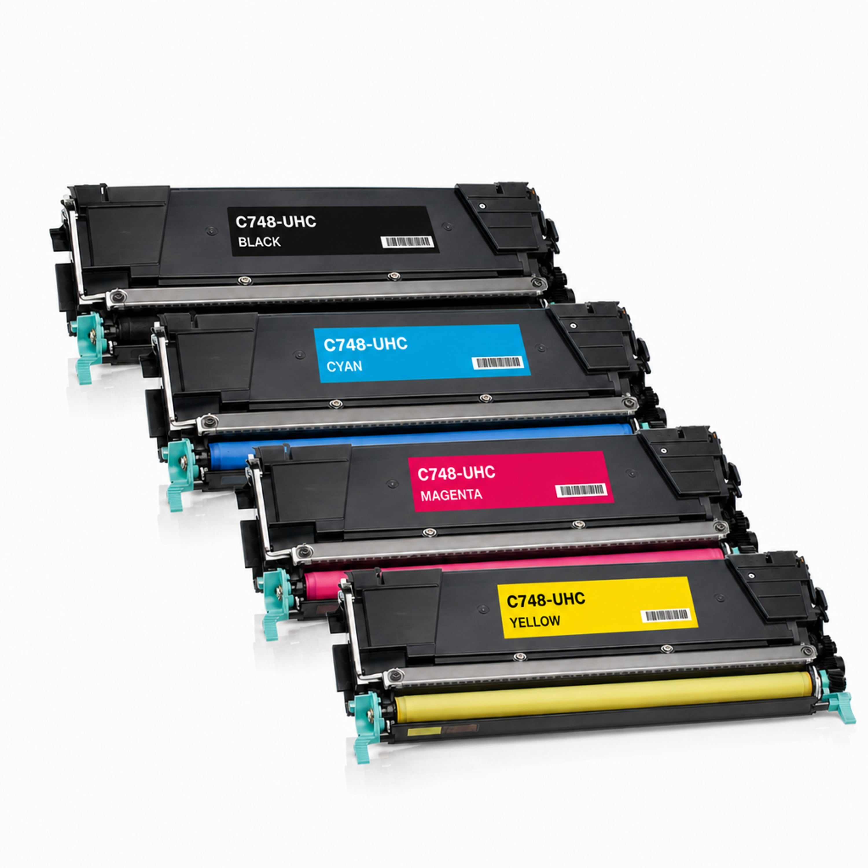 Multipack - Toner ersetzt Lexmark C746H2KG, 4 Toner