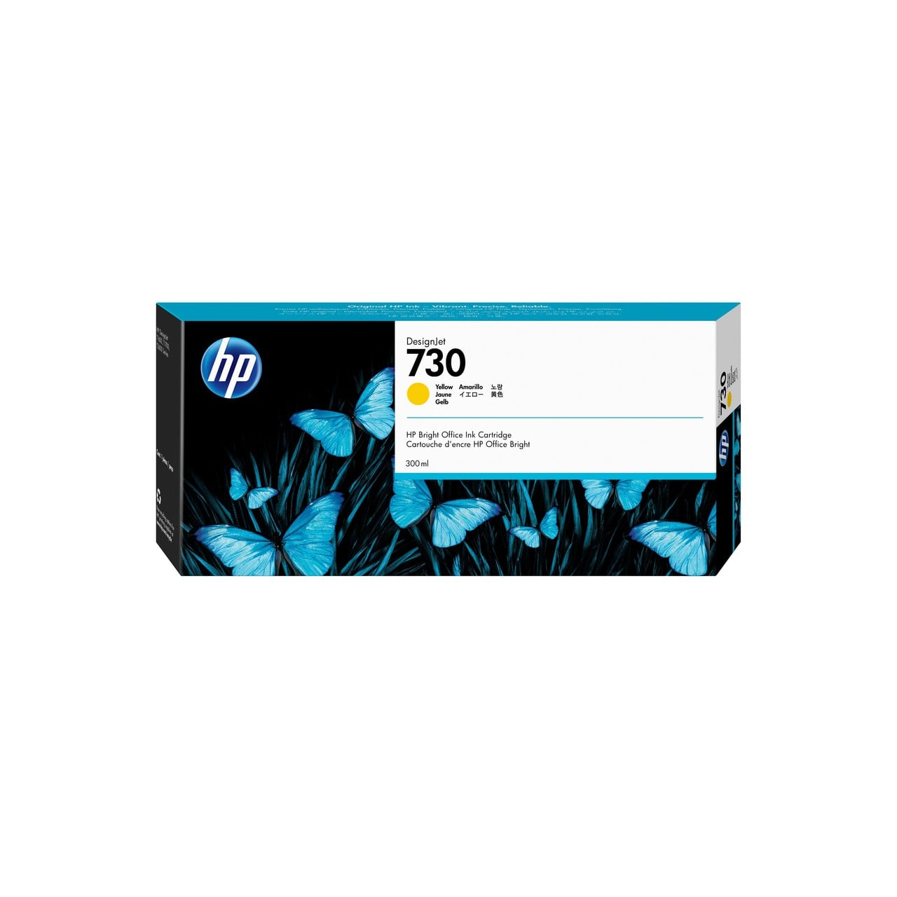 HP 730 Druckerpatrone (P2V70A) gelb – Original HP