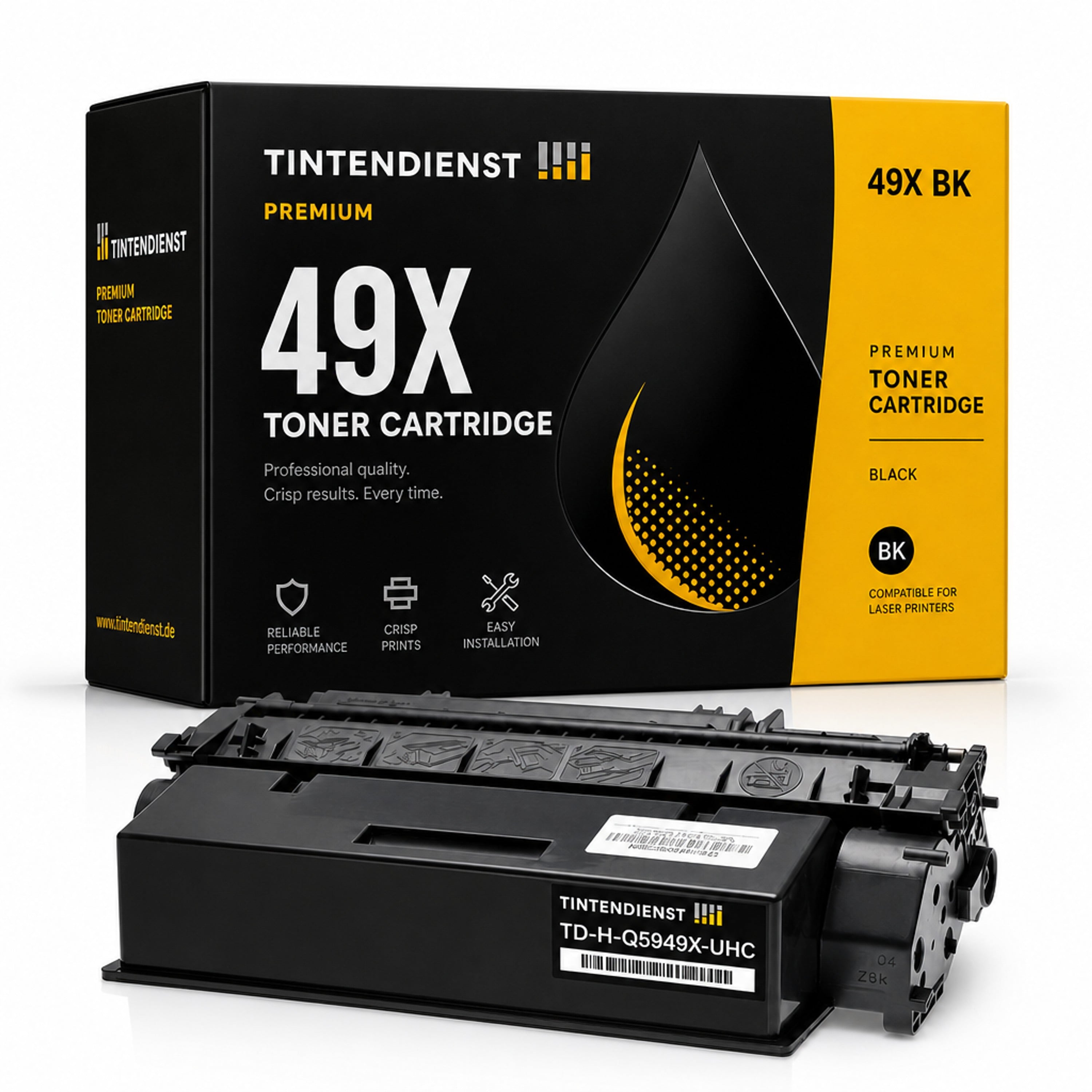 Toner kompatibel zu HP 49X XXL, schwarz