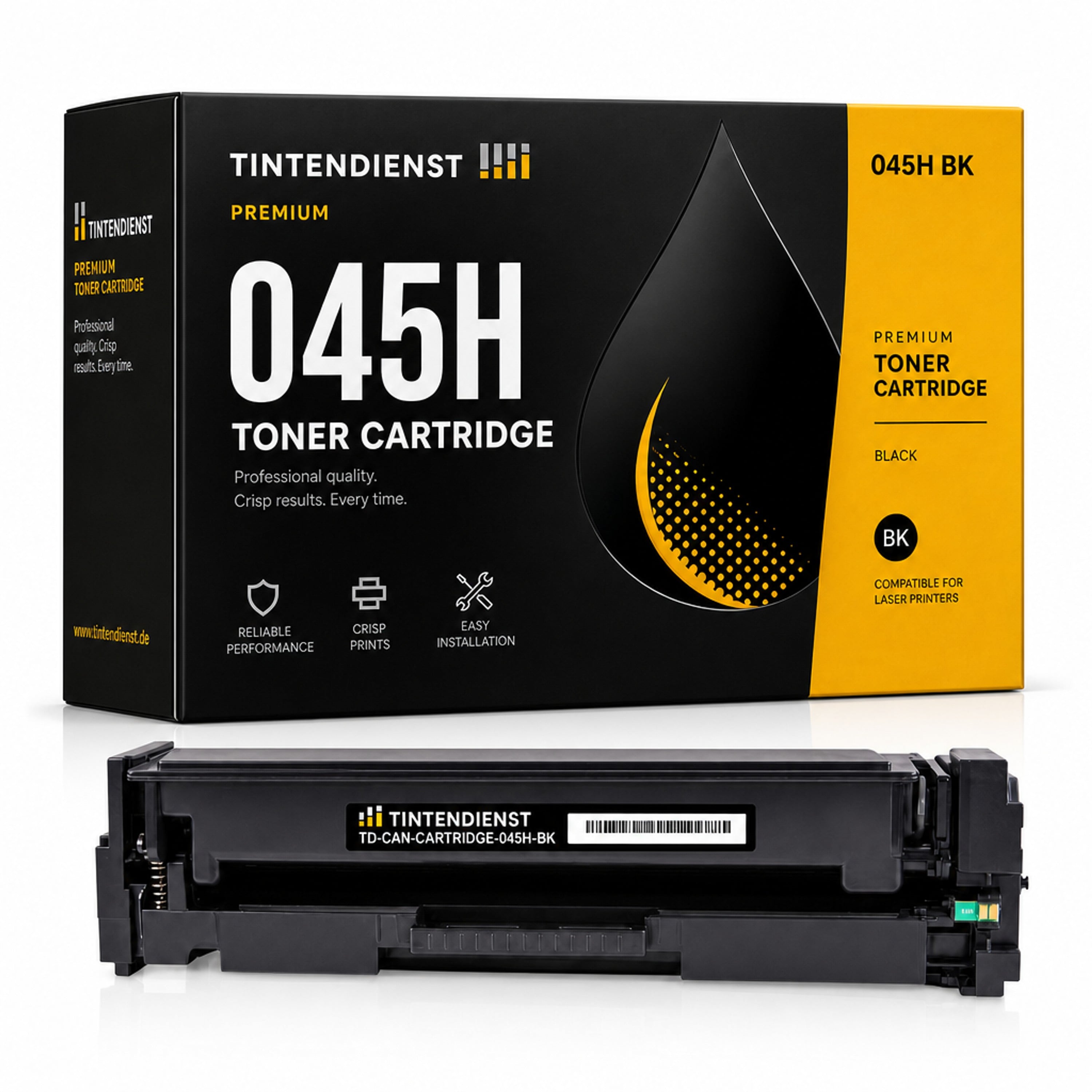 Toner kompatibel zu Canon 045H, schwarz