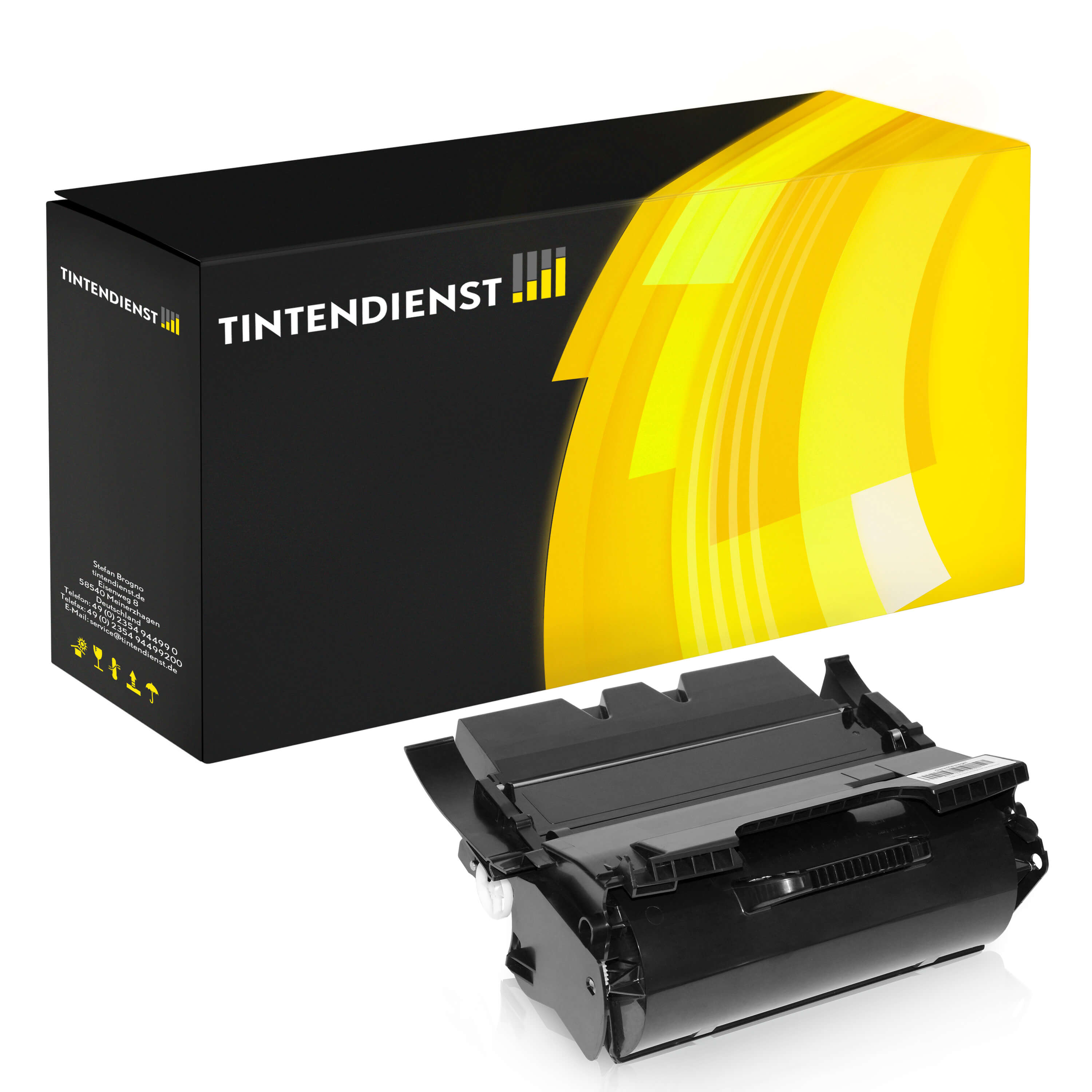 Toner kompatibel zu Lexmark X644H21E, schwarz