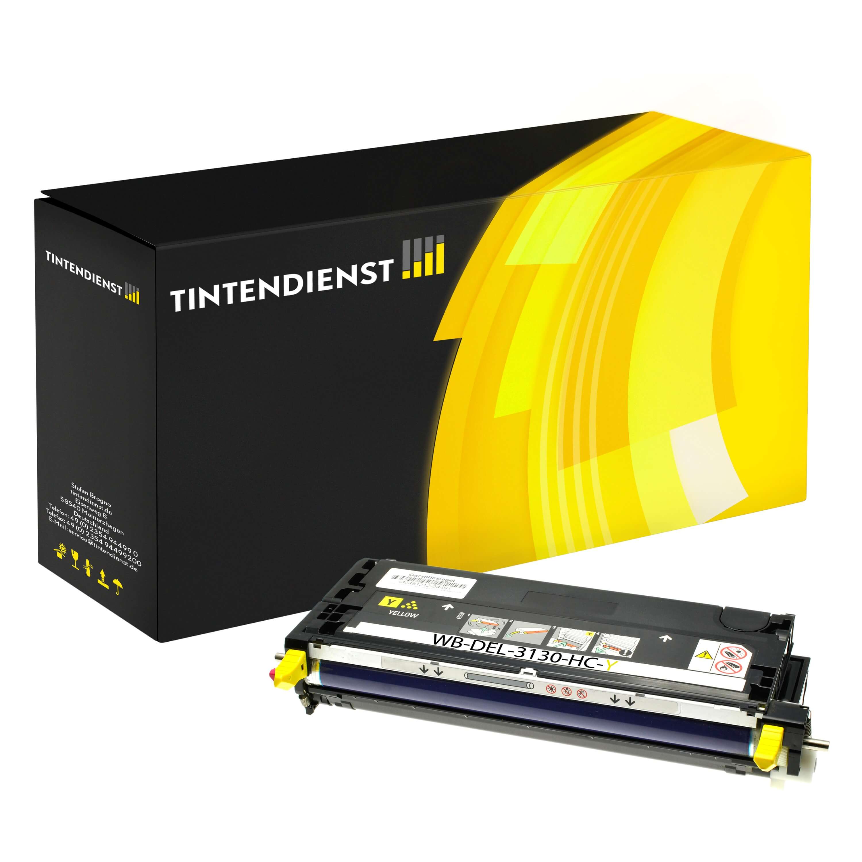 Toner kompatibel zu Dell H515C, gelb