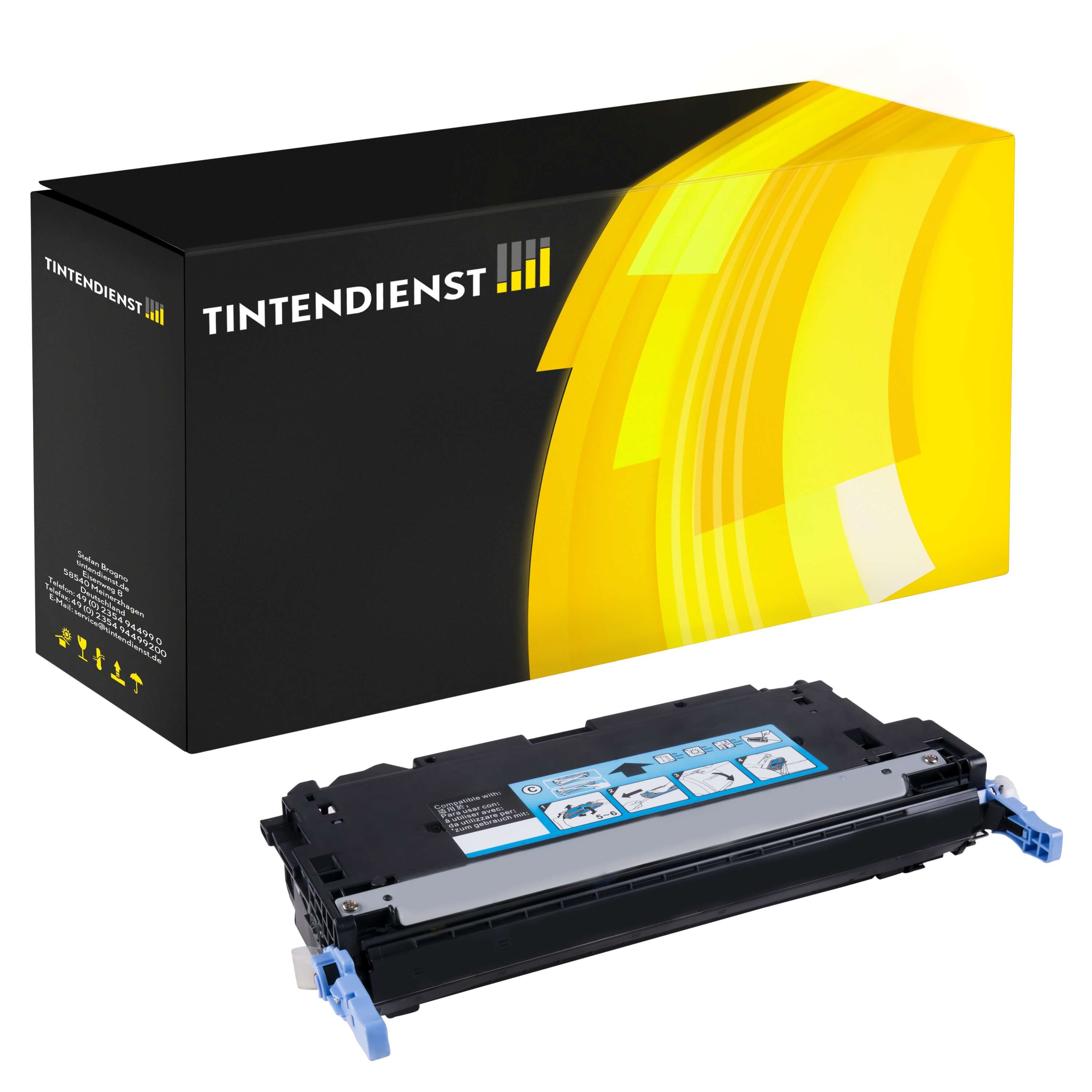 Toner kompatibel zu HP 502A XL, cyan