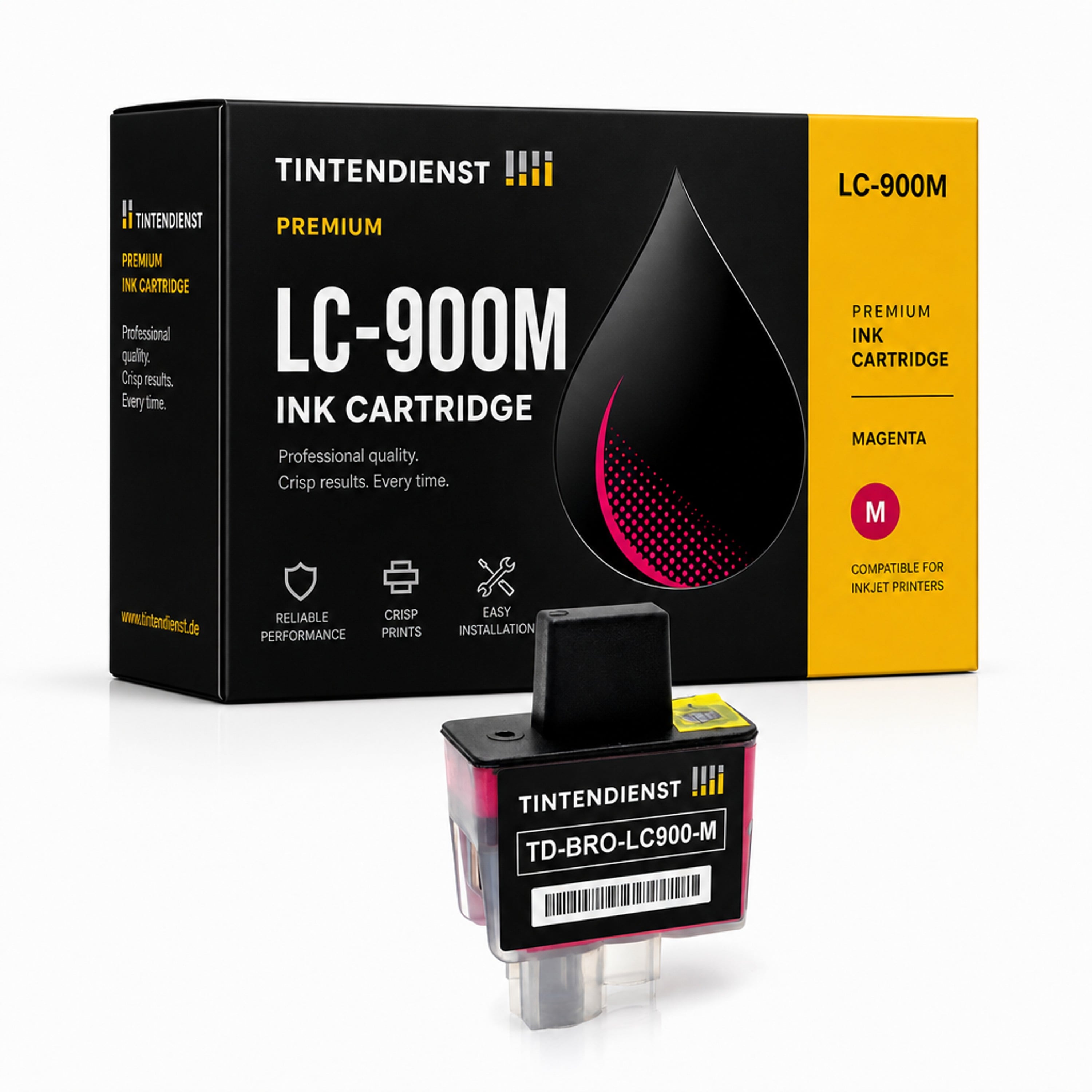 Druckerpatrone kompatibel zu Brother LC-900M, magenta