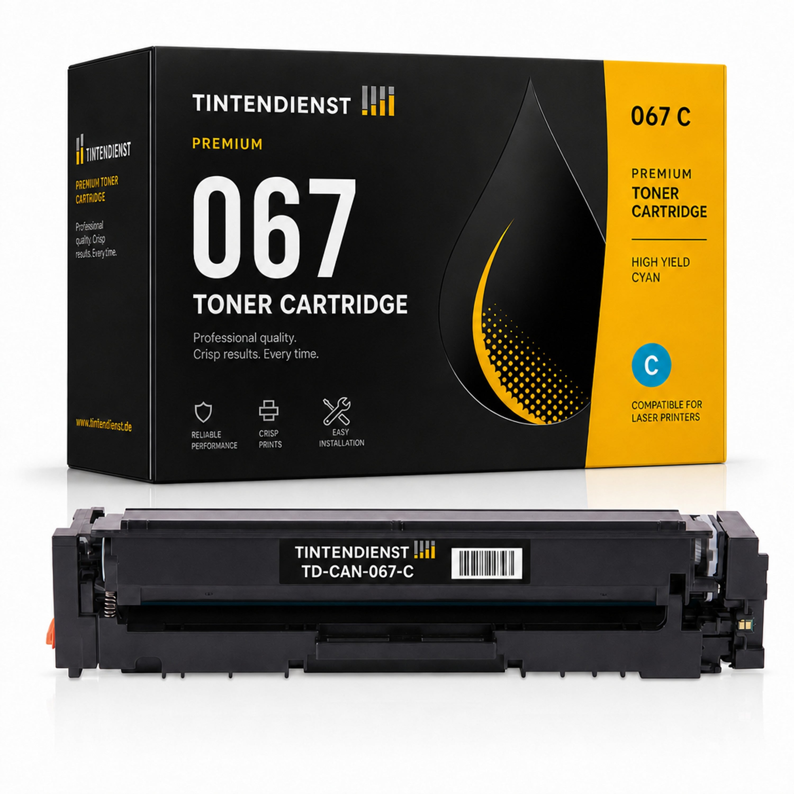 Toner kompatibel zu Canon 67, cyan