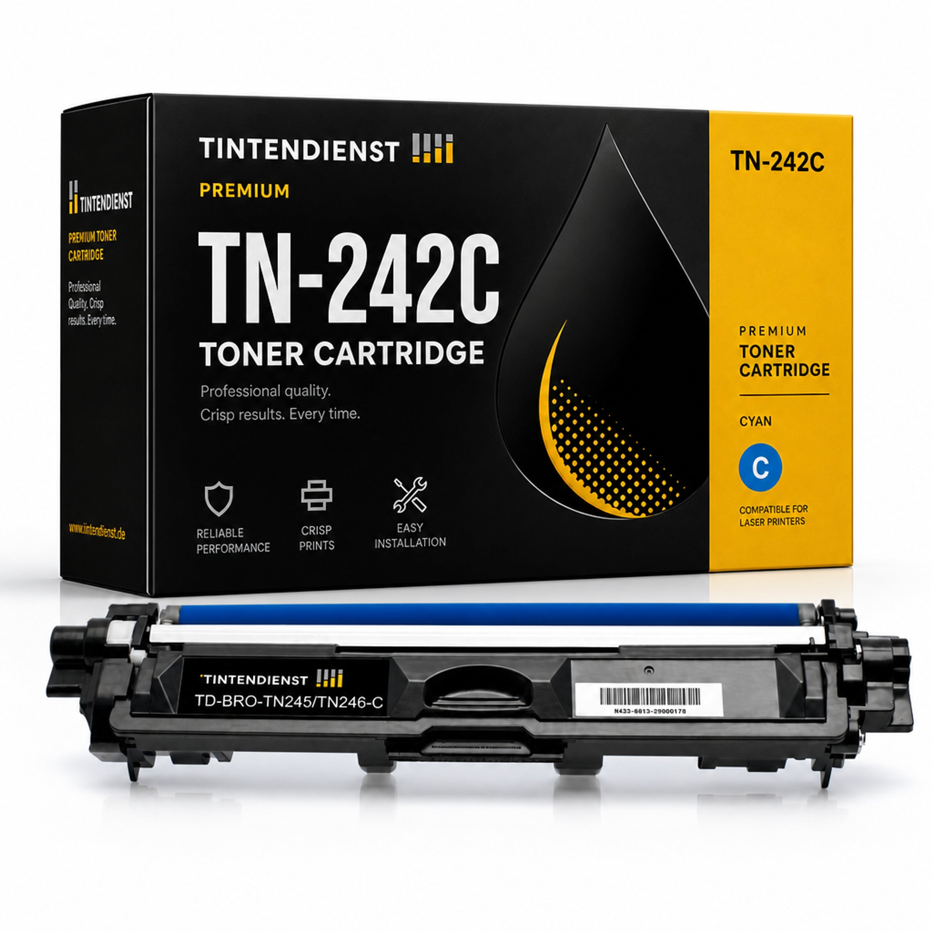 Toner kompatibel zu Brother TN-242C, cyan