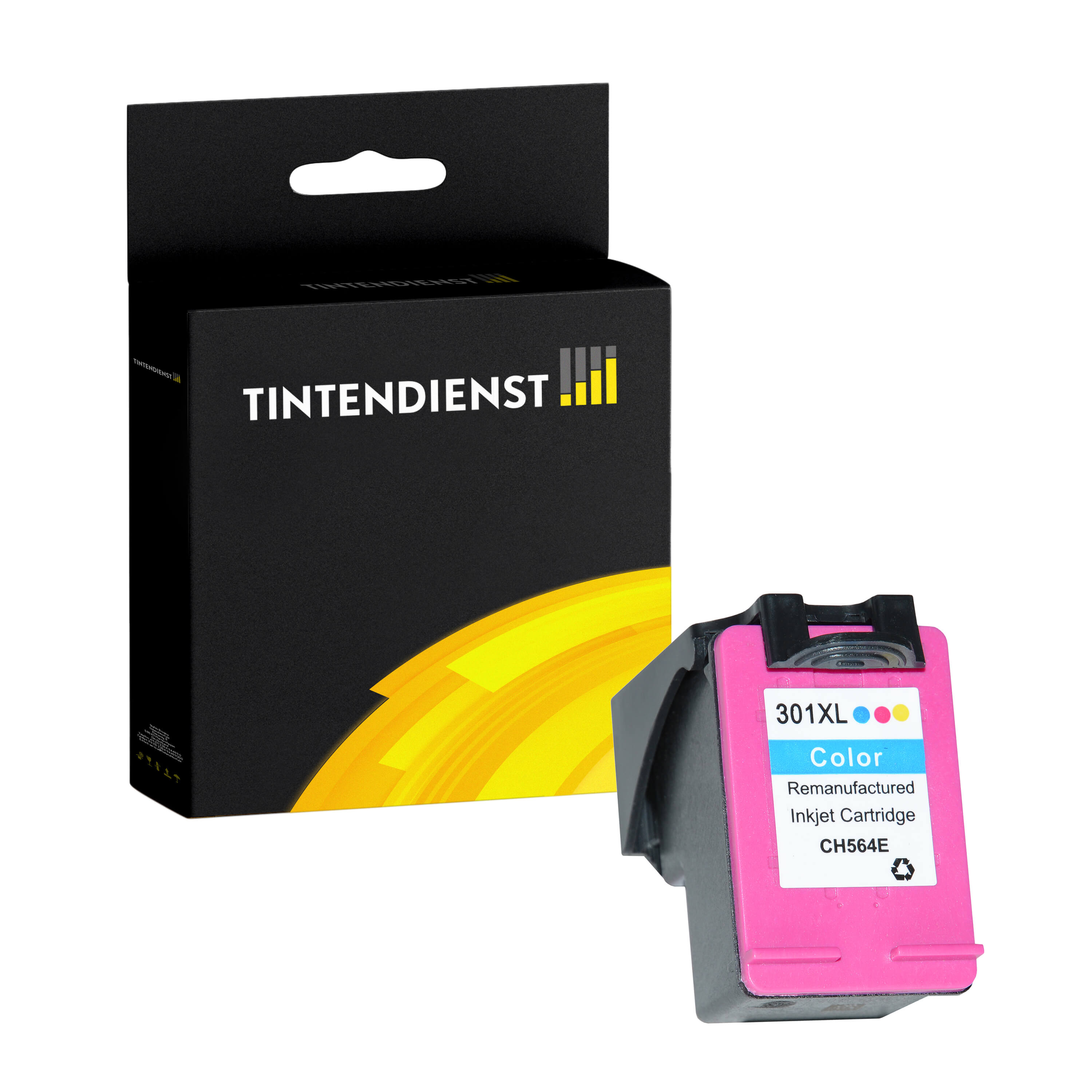HP 301XL Druckerpatrone (CH564EE) mehrfarbig XL – Tintendienst kompatibel