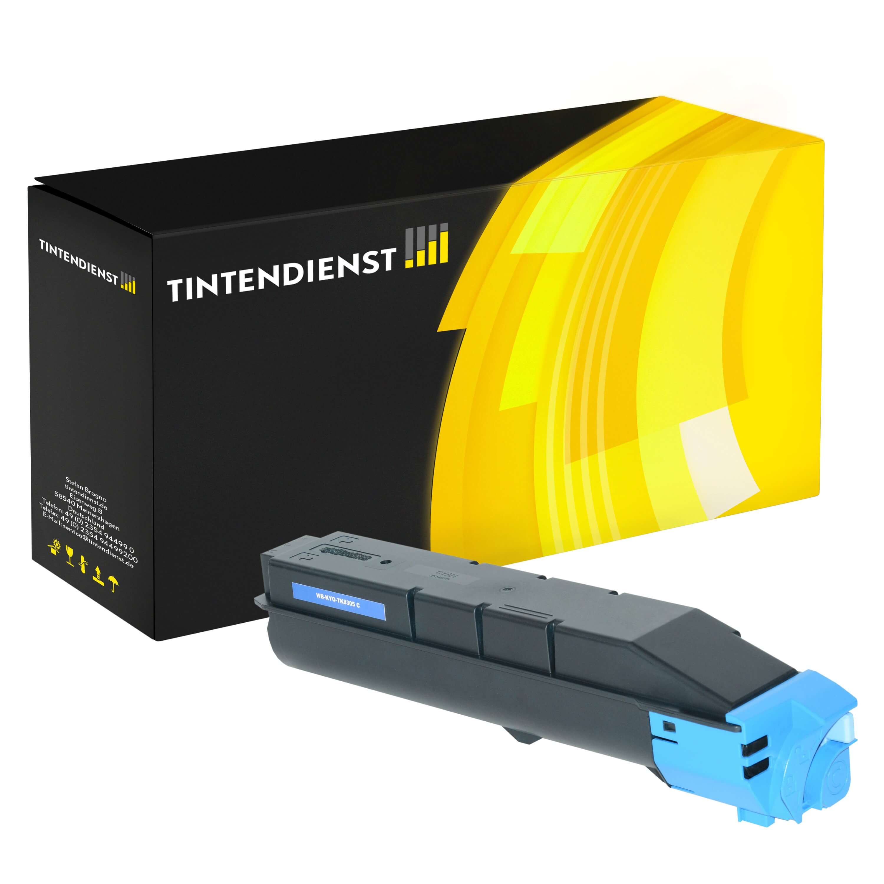 Toner kompatibel zu Kyocera TK-8305C, cyan