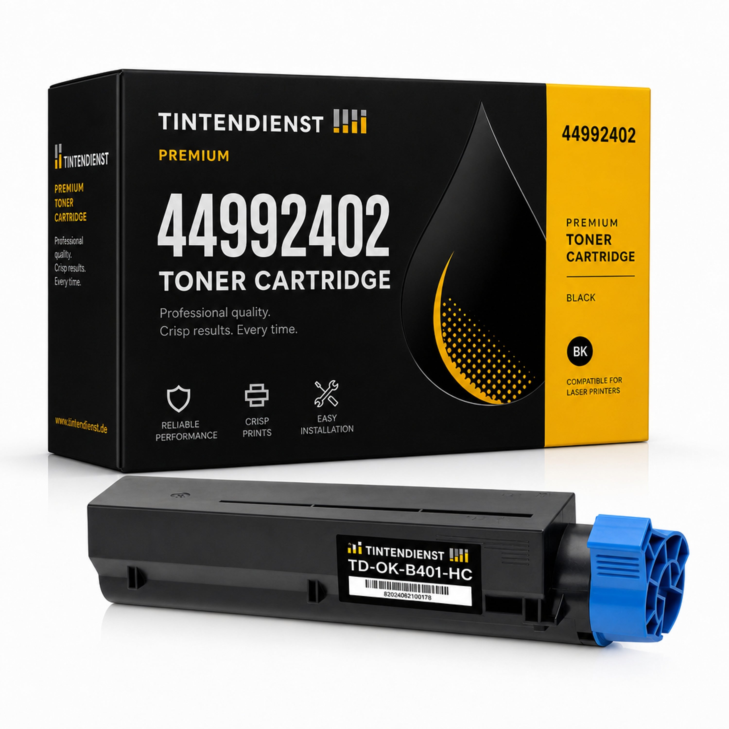 Toner kompatibel zu OKI 44992402, schwarz