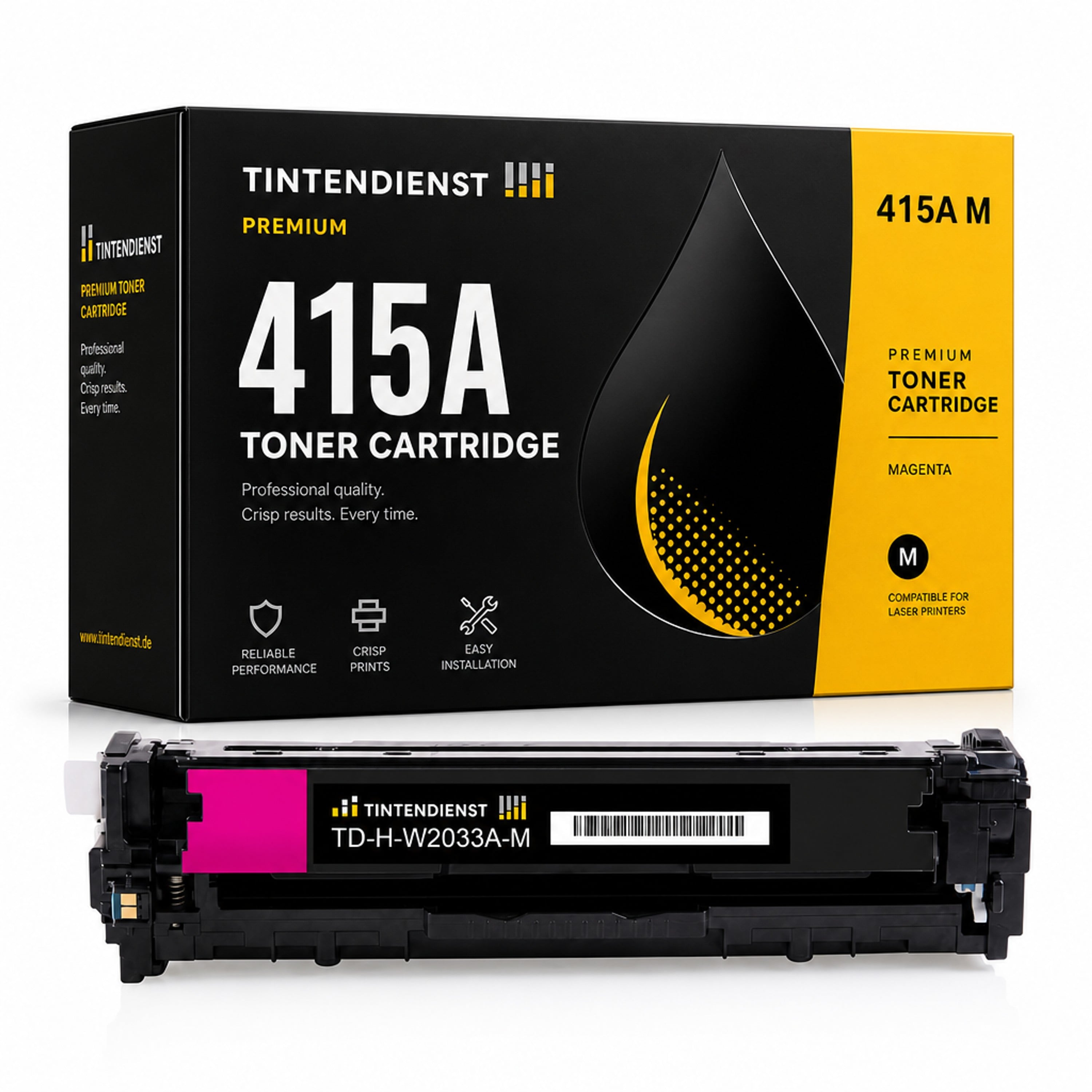 Toner kompatibel zu HP 415A, magenta