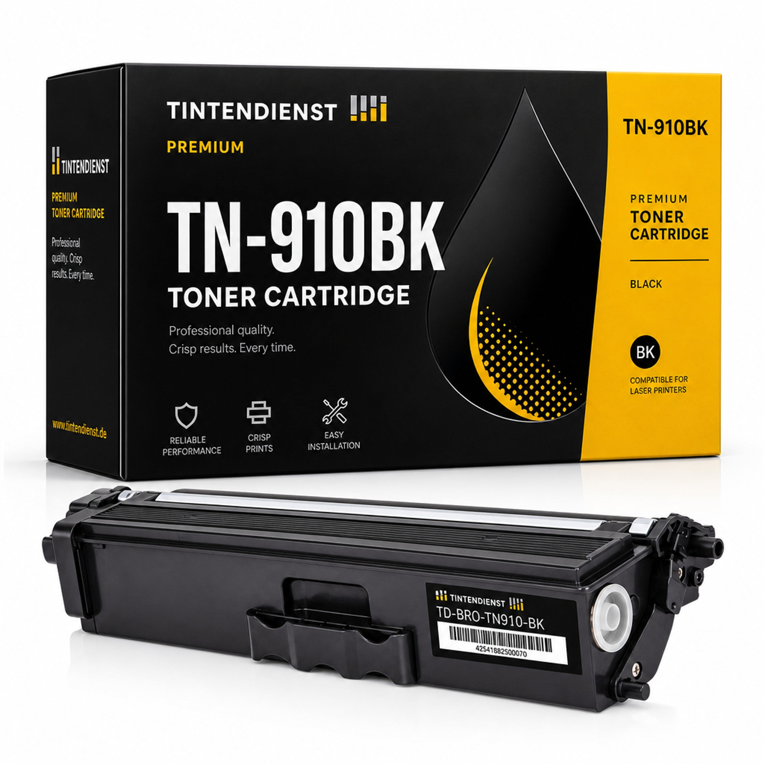 Toner kompatibel zu Brother TN-910BK, schwarz