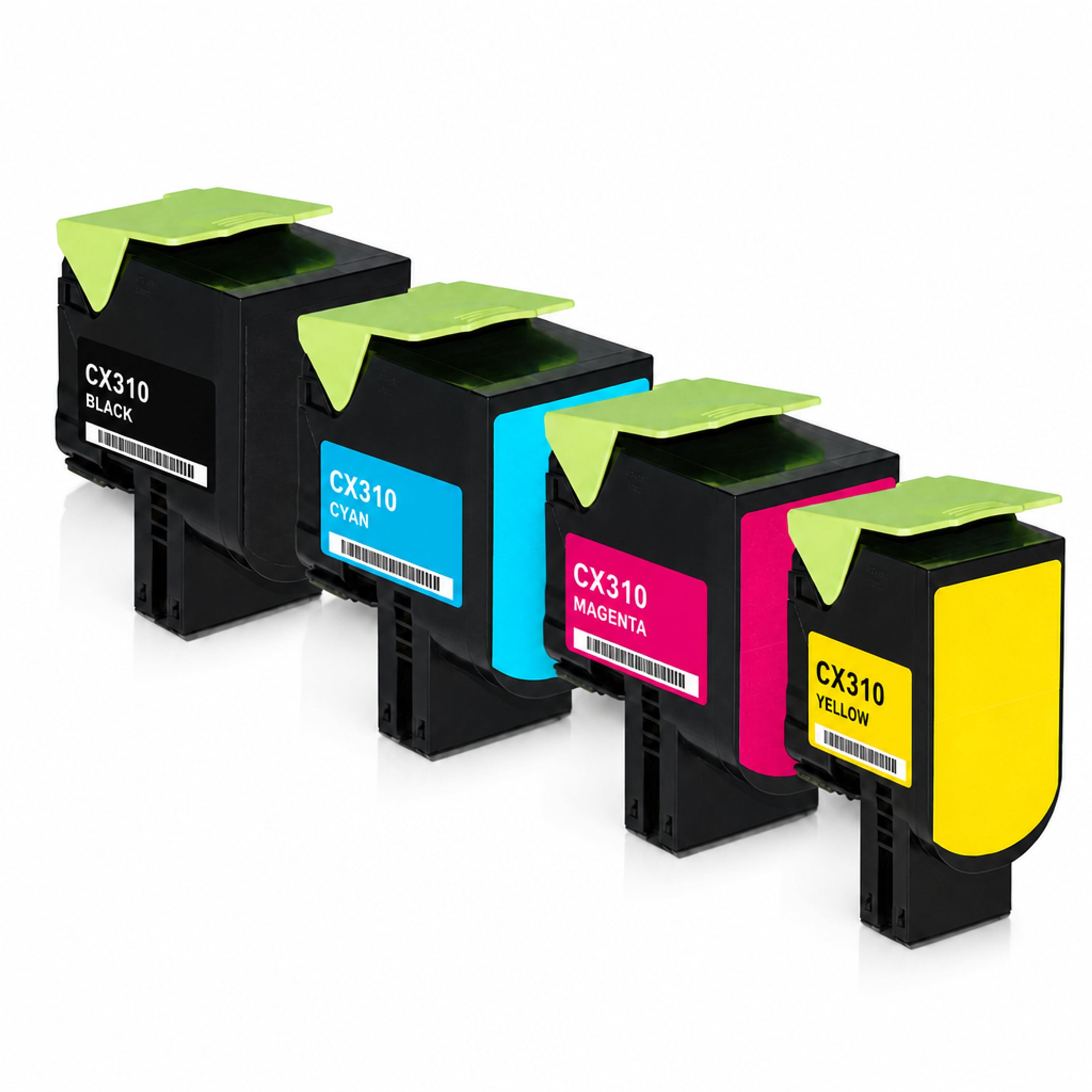 Multipack - Toner ersetzt Lexmark 80C0S10, 4 Toner