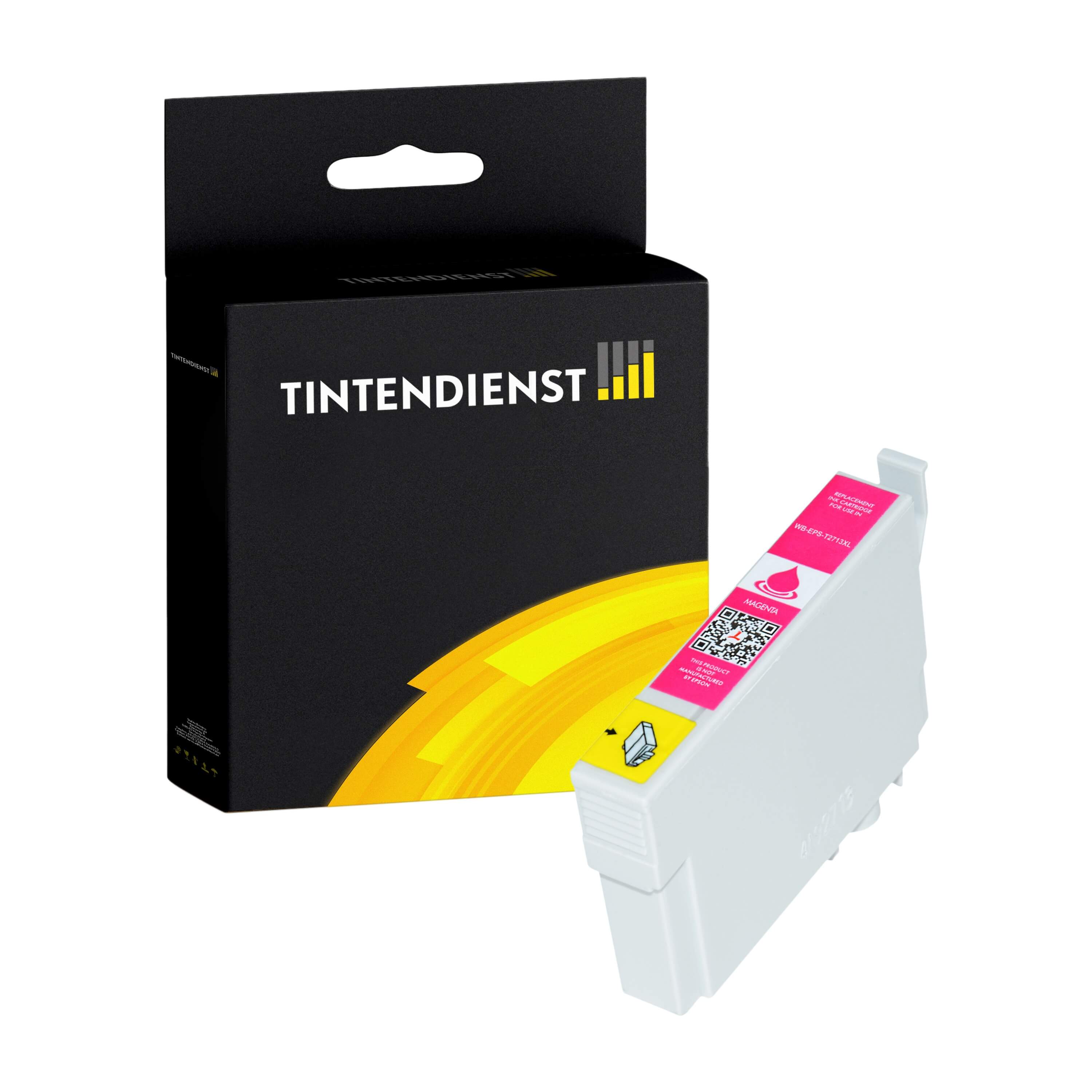 Tintendienst kompatibel für Epson Tintenpatrone C13T27134010 / 27XL Magenta [XL Füllmenge]