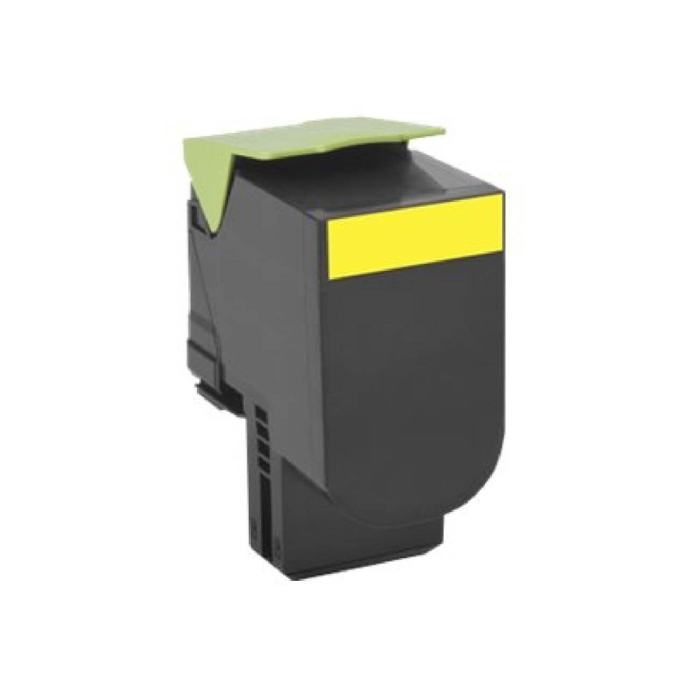 Original Lexmark Toner 80C2SY0/802SY Gelb