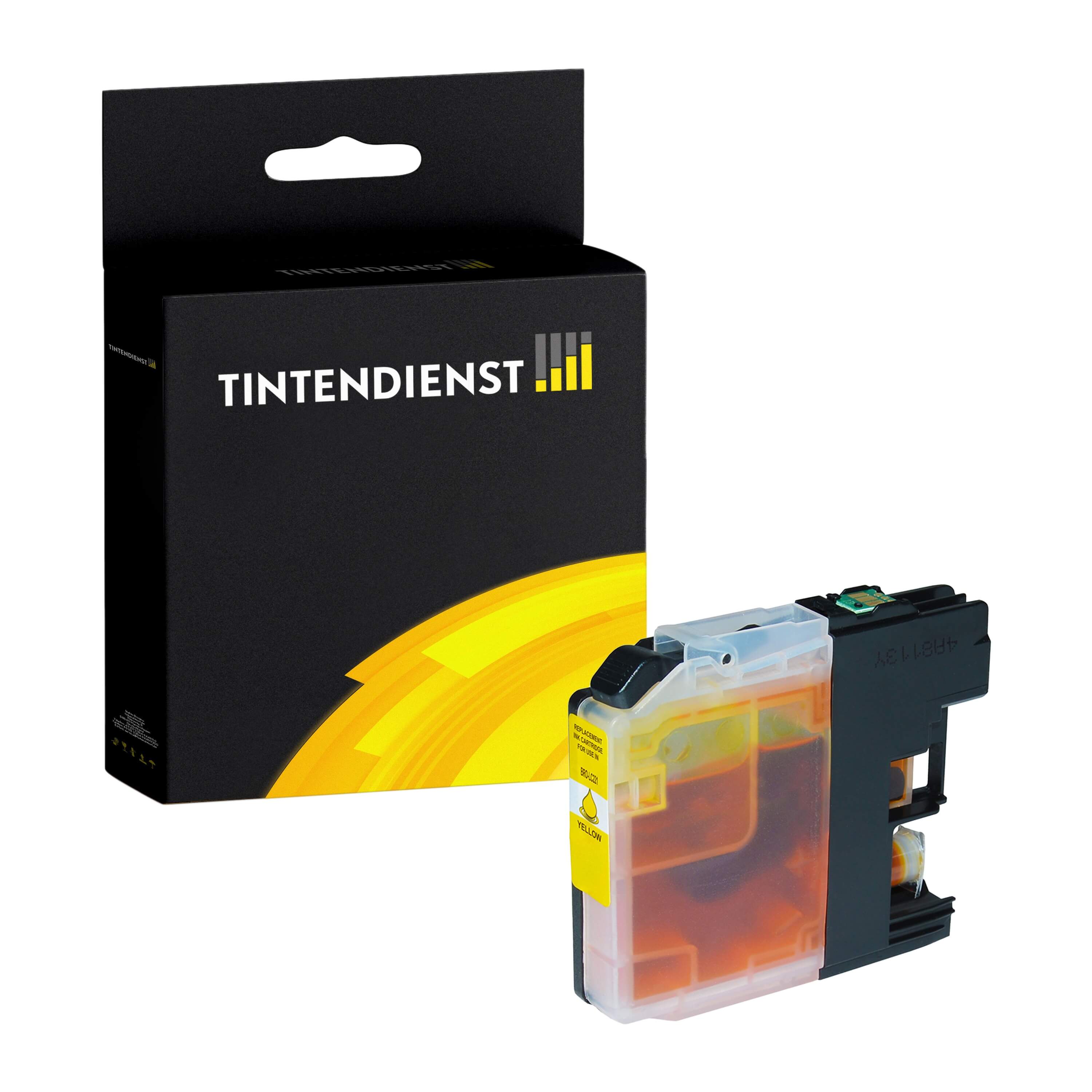 Tintendienst kompatibel für Brother Tintenpatrone LC-221Y Gelb