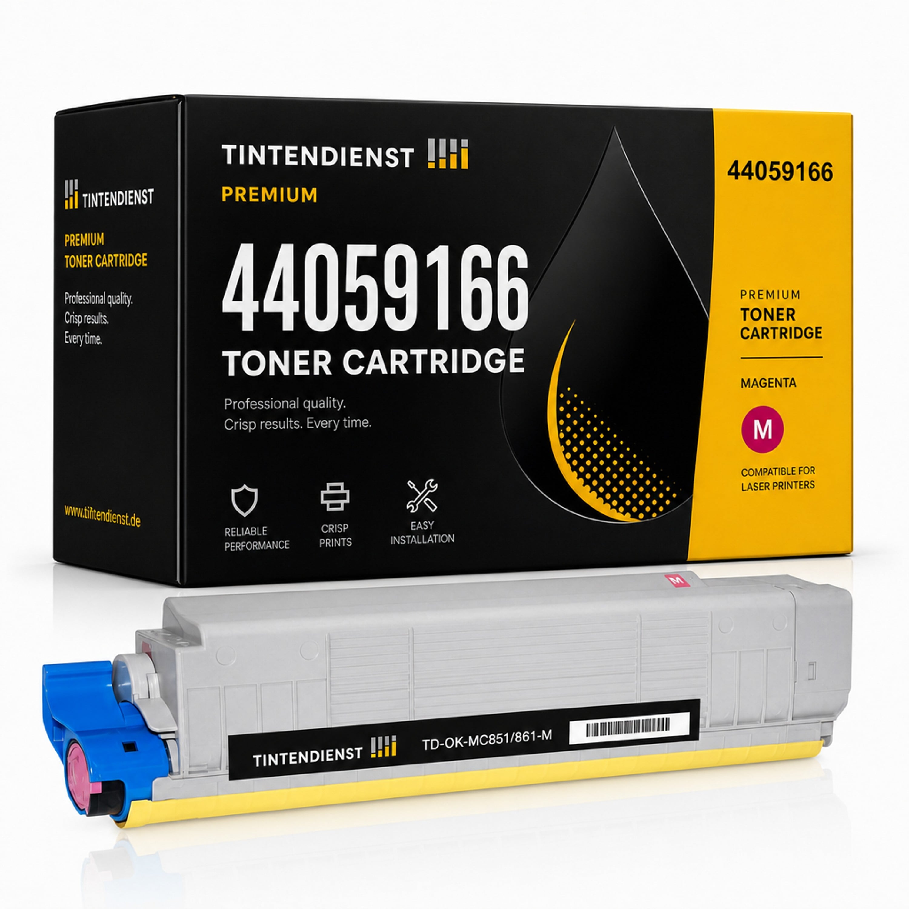 Toner kompatibel zu OKI 44059166, magenta
