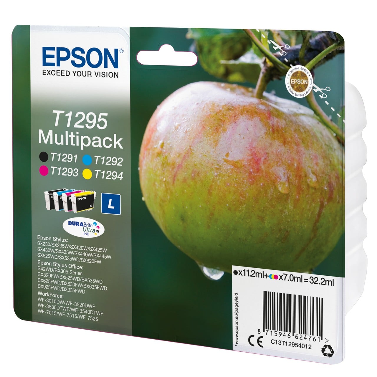 Original Epson Tintenpatronen C13T12954012