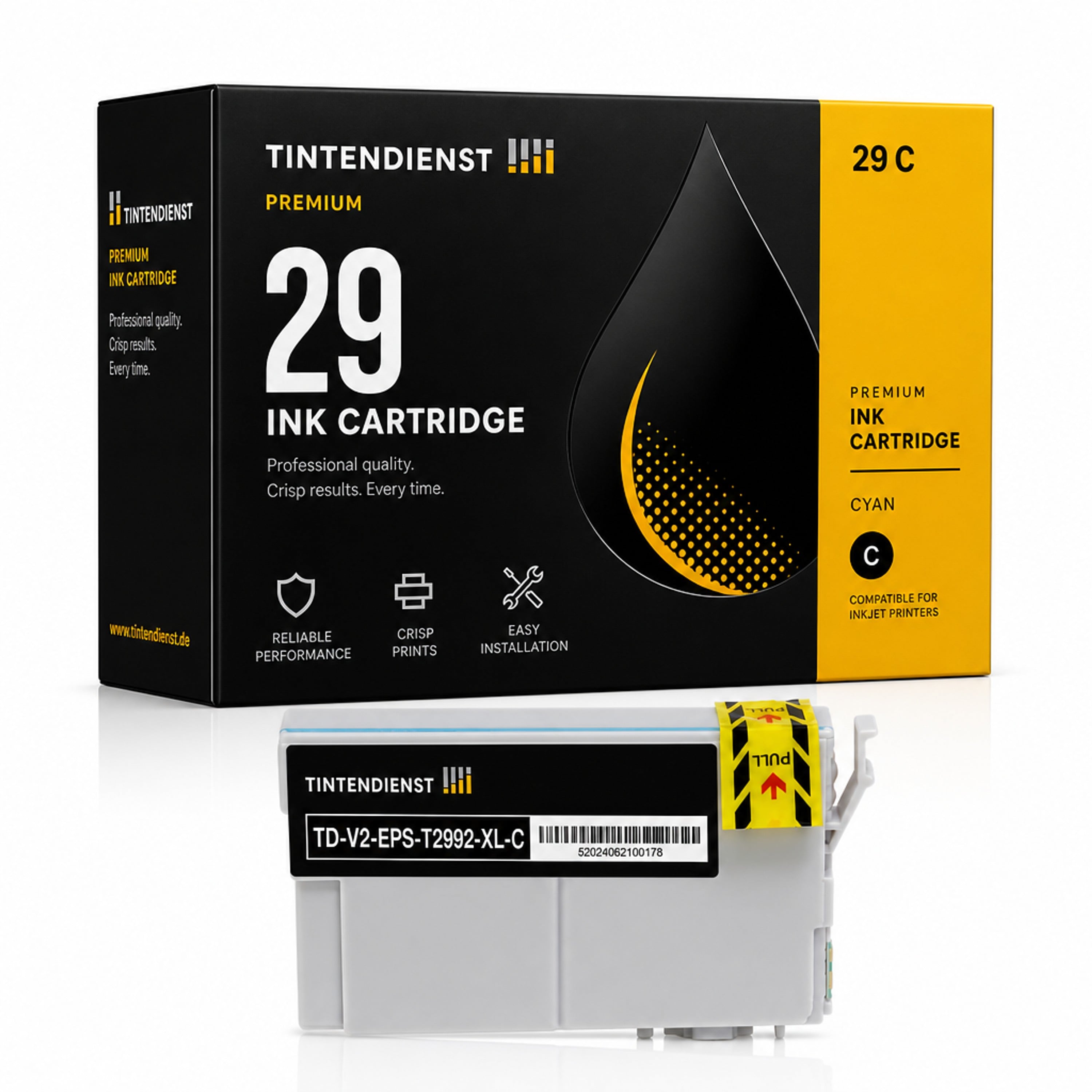 Druckerpatrone kompatibel zu Epson 29, cyan