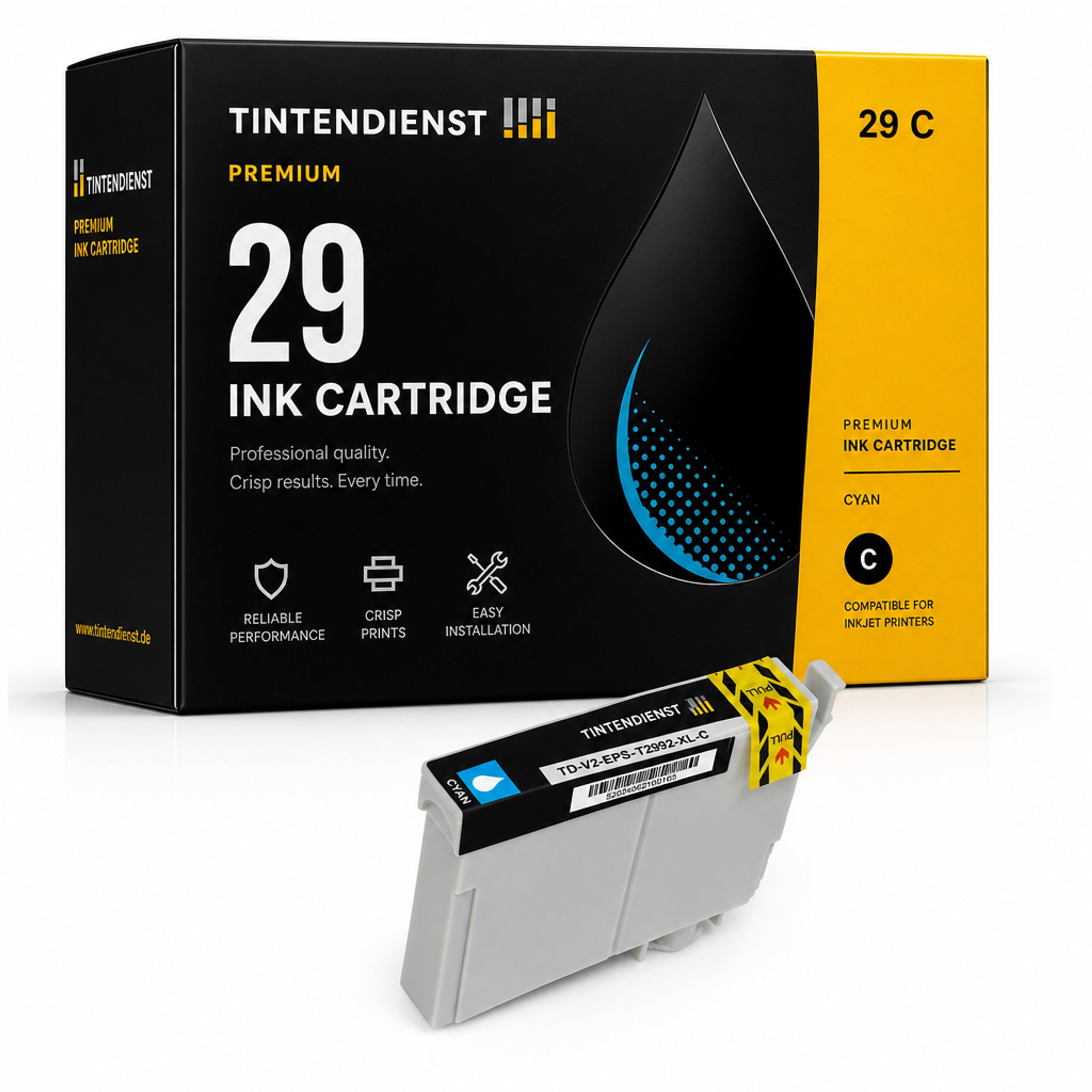 Druckerpatrone kompatibel zu Epson 29, cyan