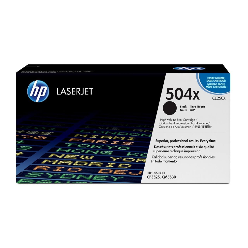 Original HP Toner CE250X/504X bk