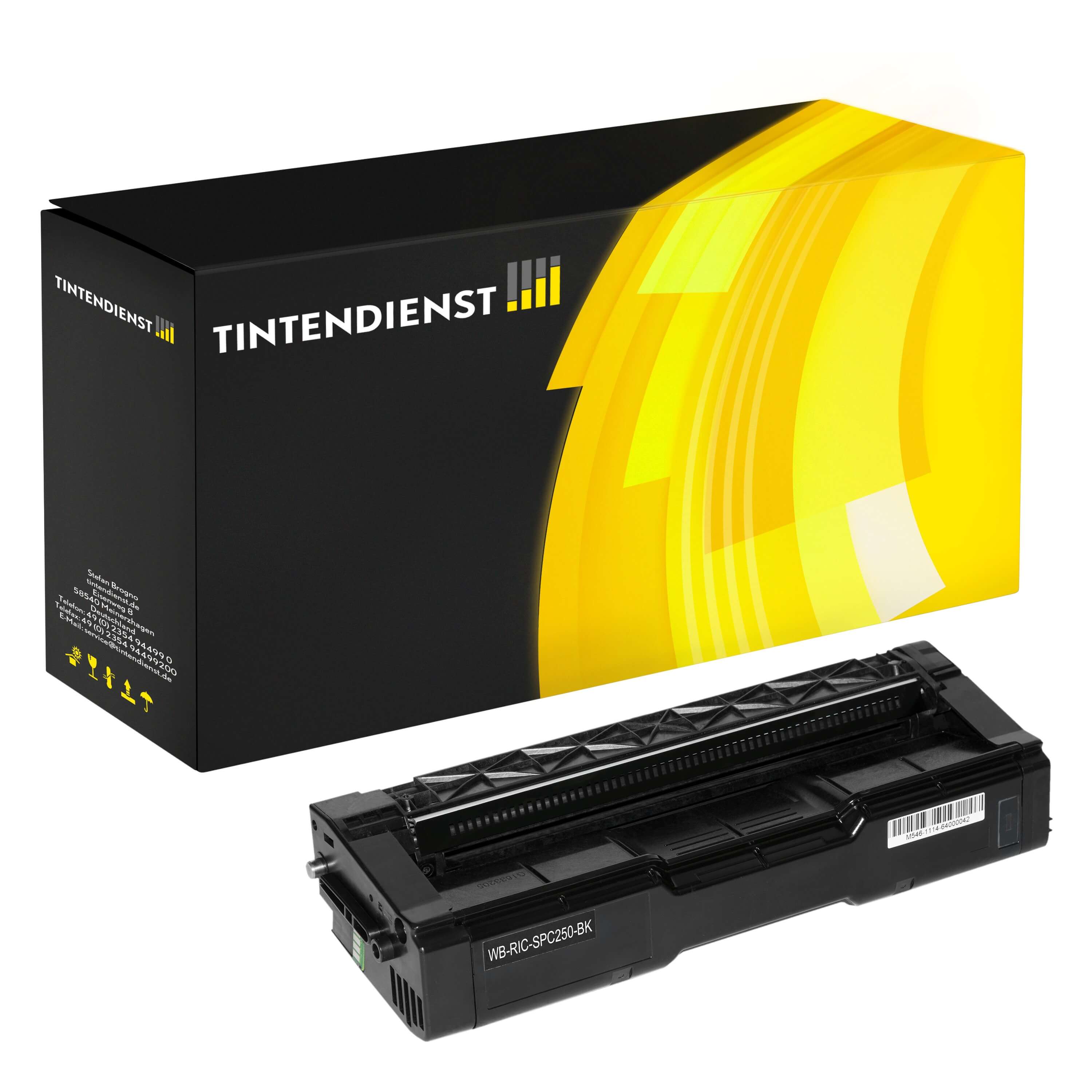 Tintendienst Toner Ricoh SPC250 407543 bk