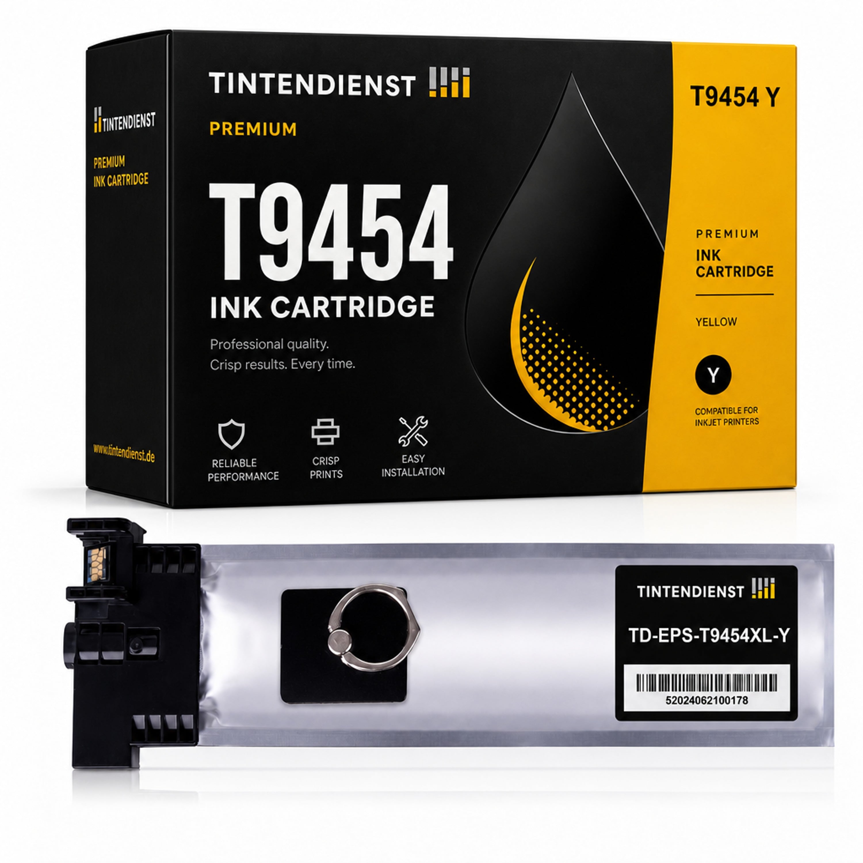 Druckerpatrone kompatibel zu Epson T9454, gelb