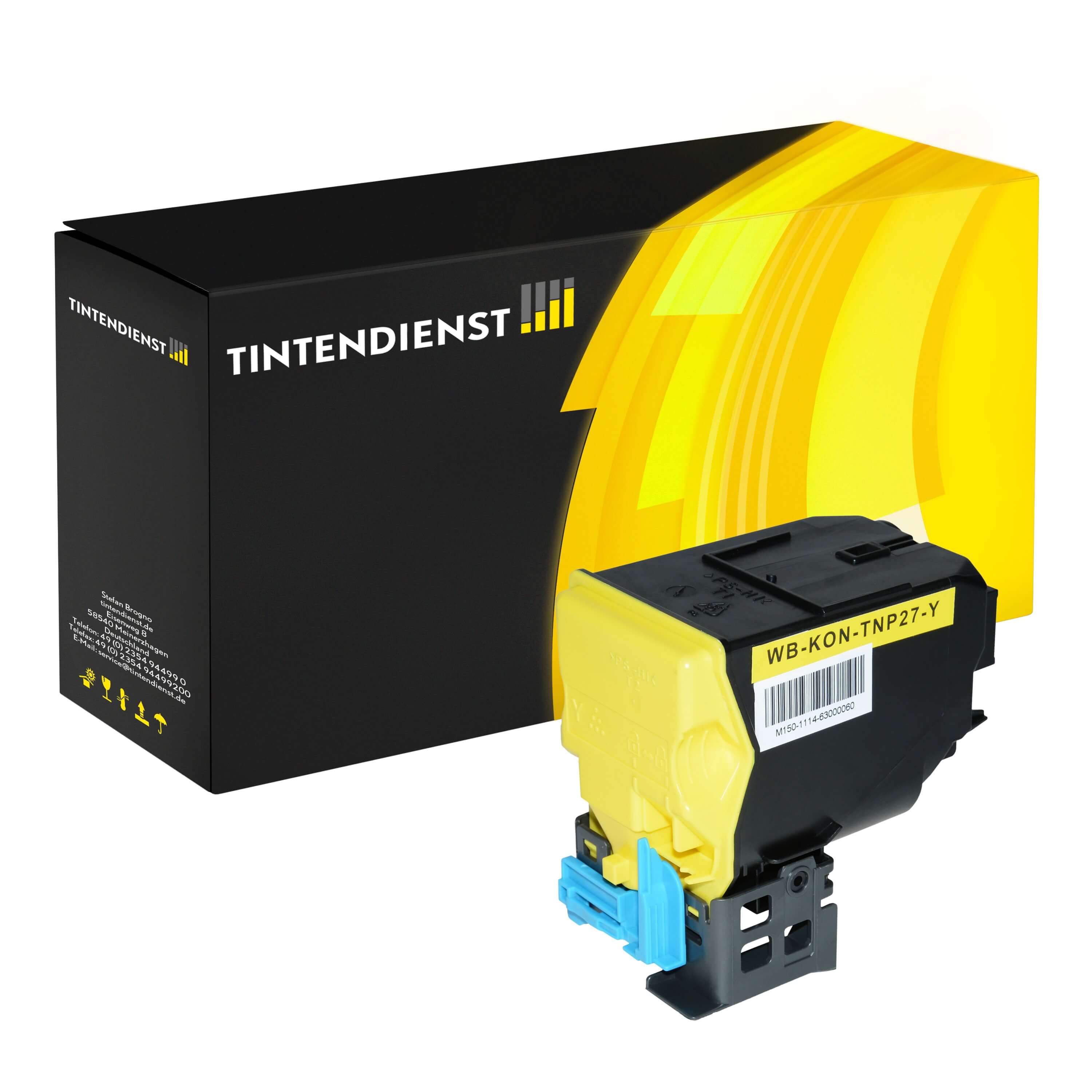 Toner kompatibel zu Konica Minolta TNP-27Y, gelb