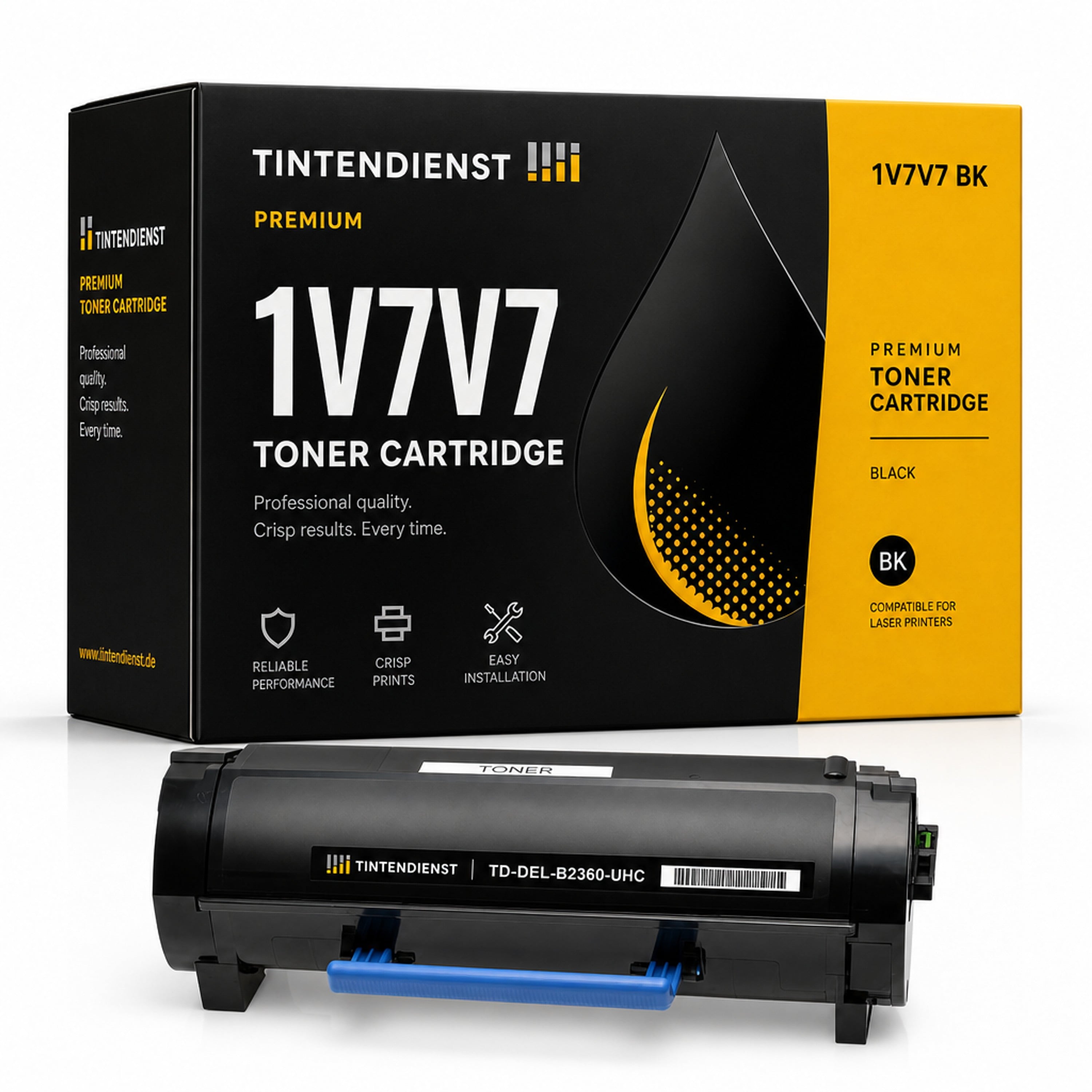 Toner kompatibel zu Dell 1V7V7, schwarz